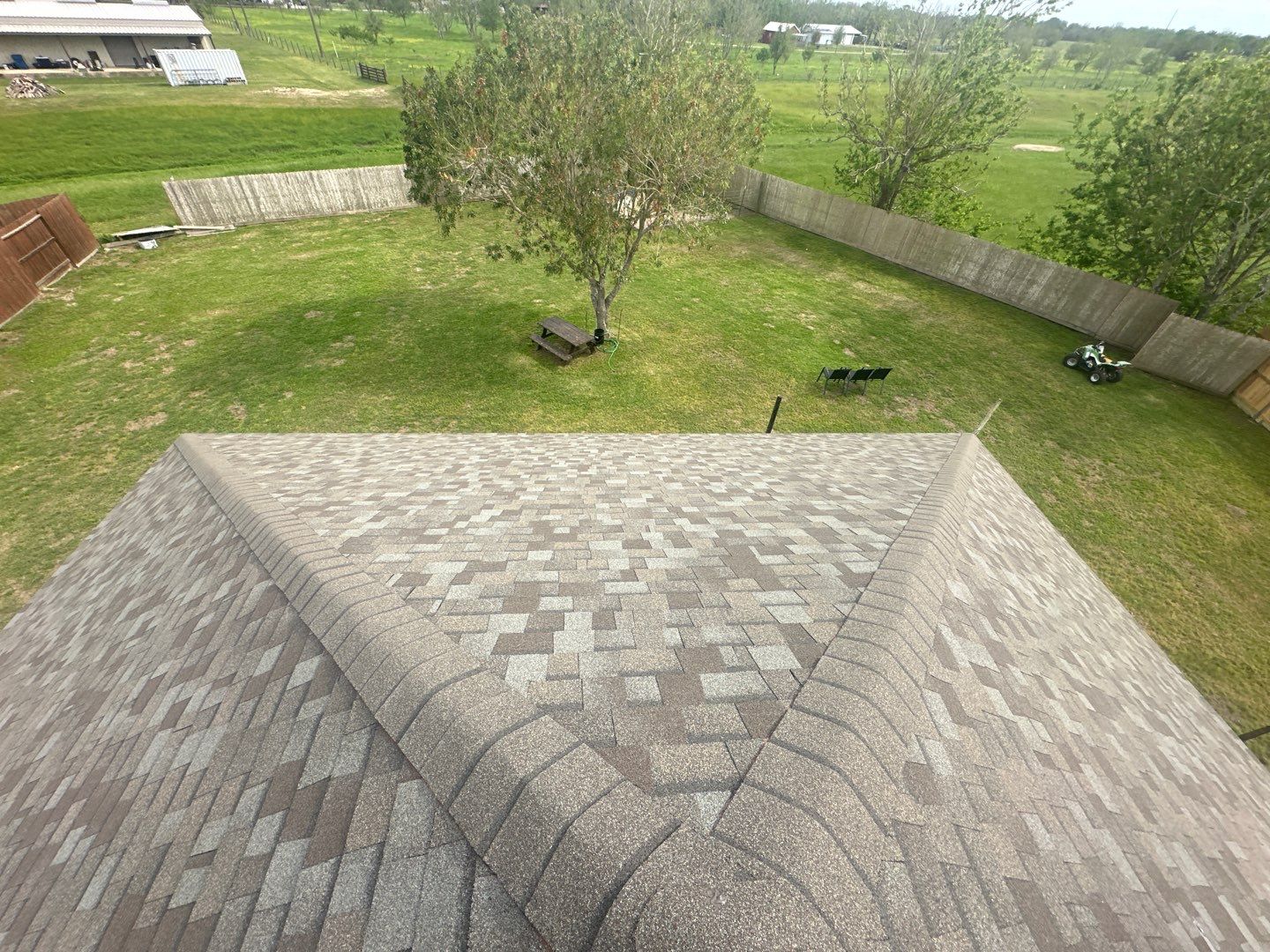 Hail Damage using Owen's Corning Duration (Lifetime) Shingles by Roof Repair Company
