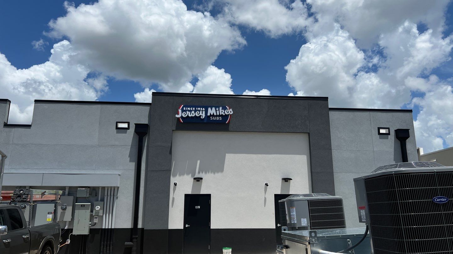 Channel Letters on Backer for Jersey Mikes by SignCrafters