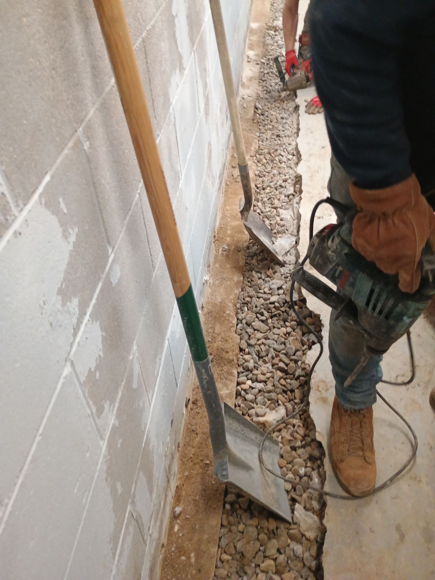 Depressurizing Denny's Basement Wall by Waterproofing Northeast