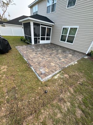 Custom Multi-Toned Paver Patio Installation in Bluffton
