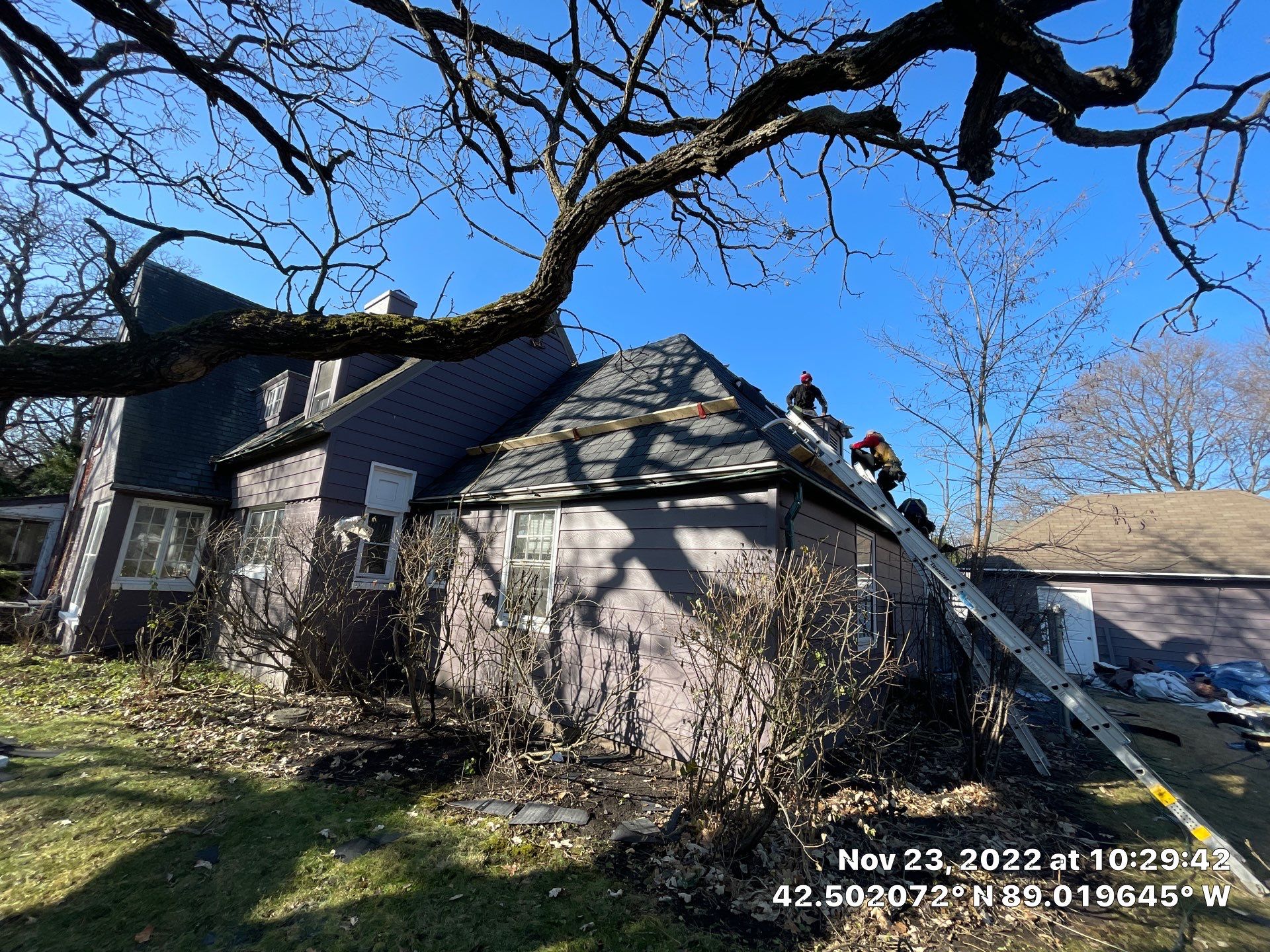 Slate Roof Removal using Atlas Storm Master Slate by Total Exteriors