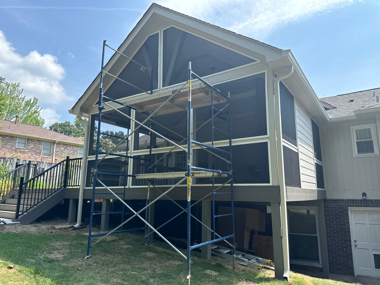 Burntleaf - Screen Porch by Pillar and Pine