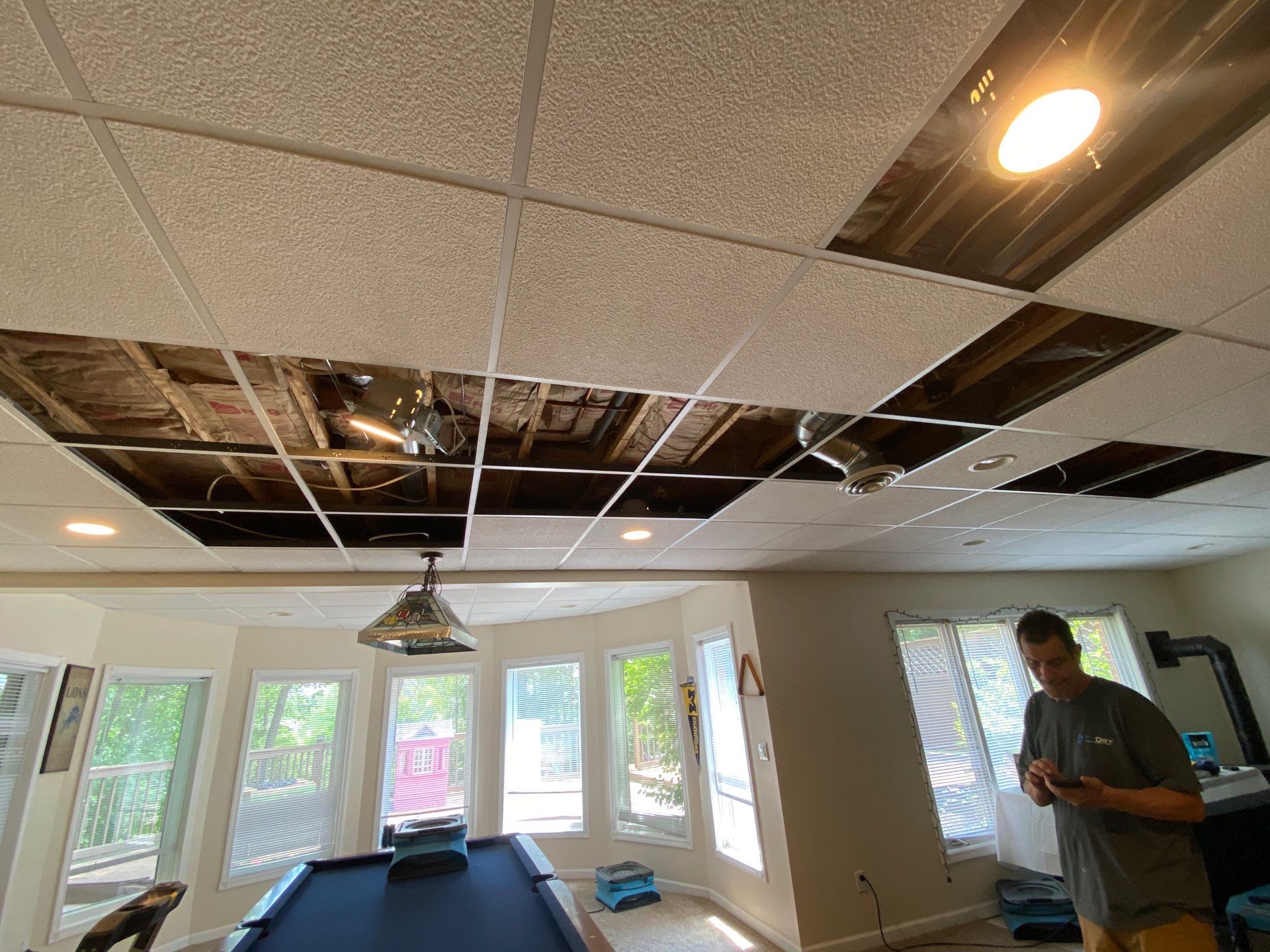 Project in Village of Clarkston by EzDry Water Mitigation & Property Restoration