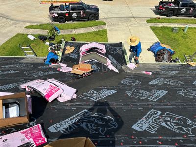 Residential Roofing Installation using Owen's Corning Duration (Lifetime) Shingles