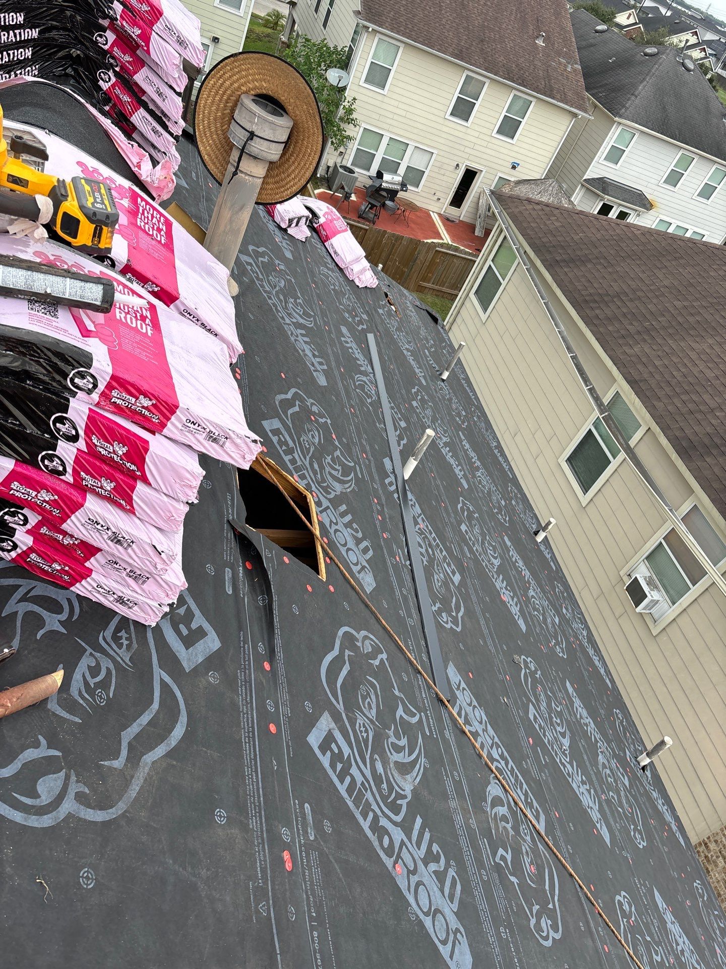 Residential Roofing Repair using Owen's Corning Duration (Lifetime) Shingles by Roof Repair Company