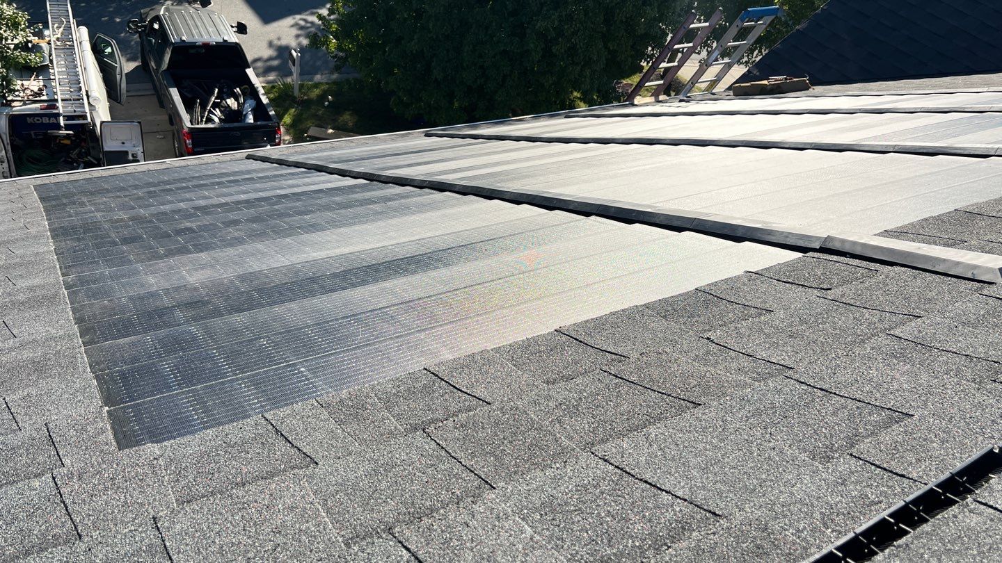 GAF Timberline Solar Roof Ellicott City, MD by American Home Contractors