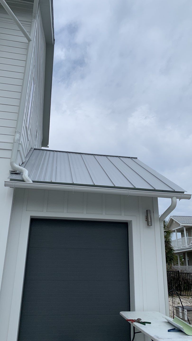 Gutter Installation Using 6 Inch Seamless Aluminum Gutters by Gutter Professors