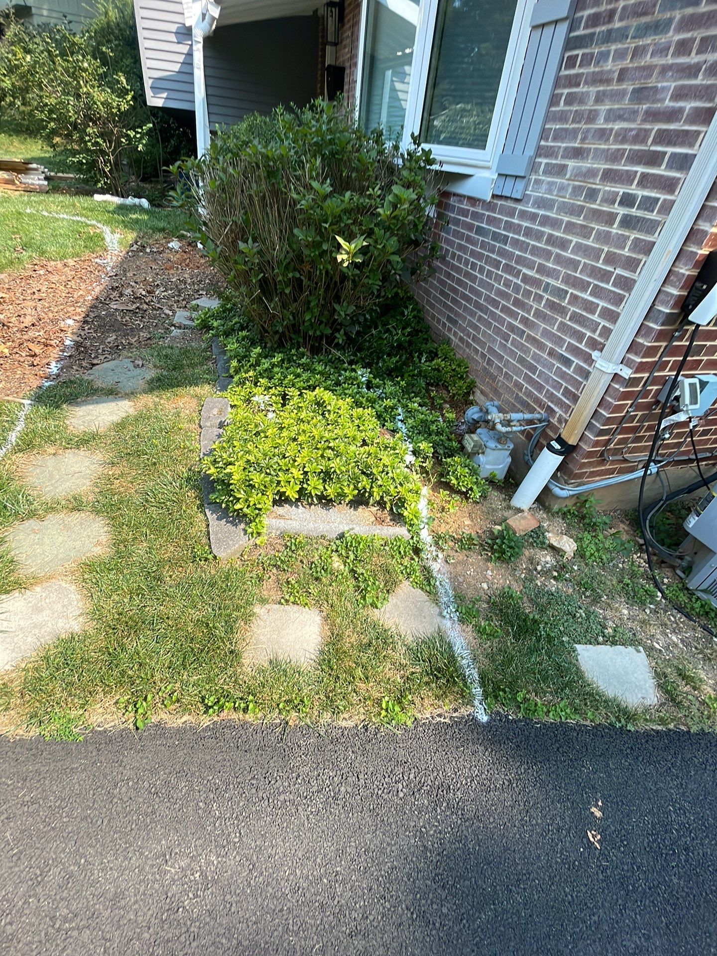New walkway with stairs and a new front porch by Fairfax Contractors, LLC