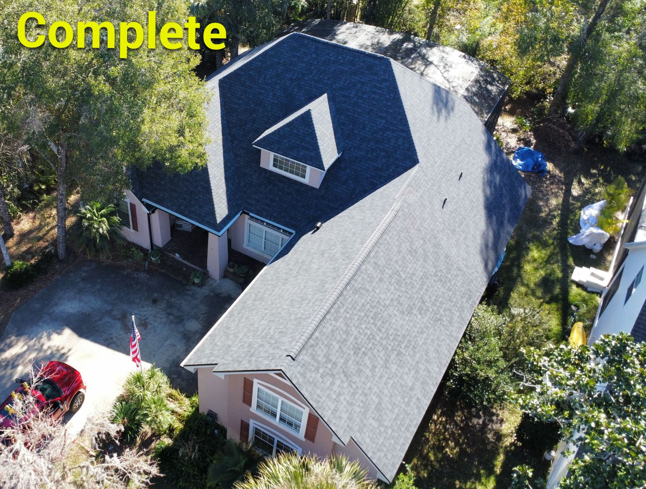 Full Residential Roof Replacement and Re-Decking in Flagler Beach by Trinity Restoration and Roofing LLC