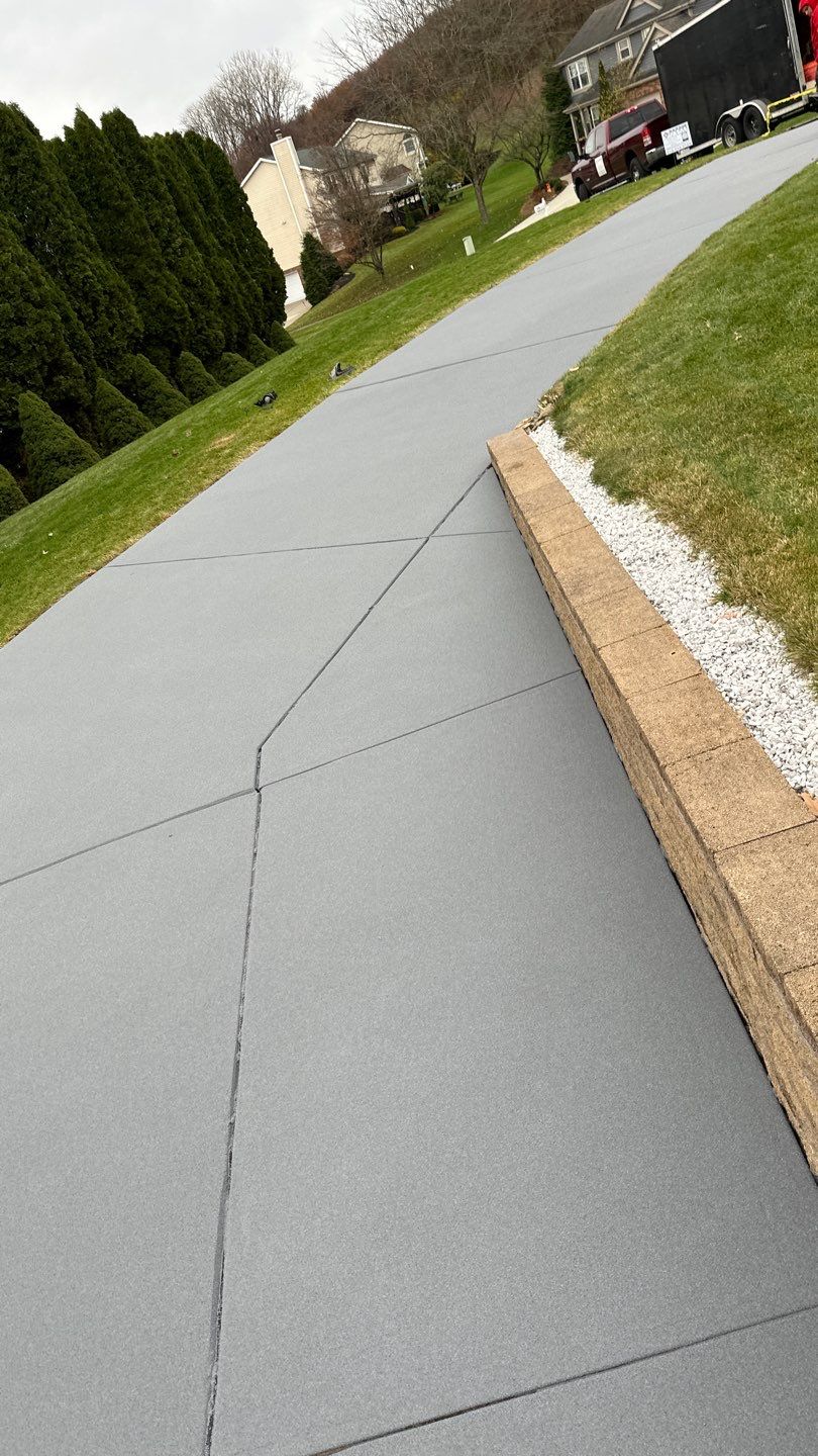 Twilight Driveway Project in Bridgeville by Floors in a Day, Inc