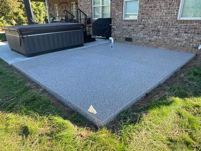 Parks Family Back Patio by Endure Concrete Coatings