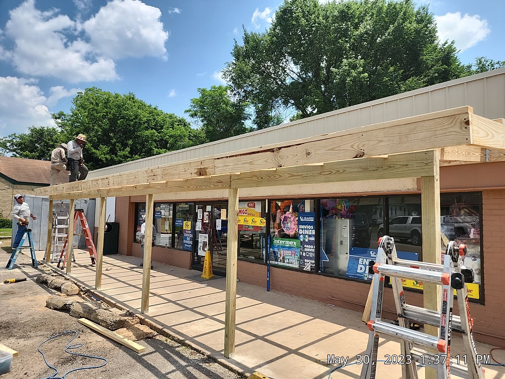Store Building in Hope by Hostetler Roofing