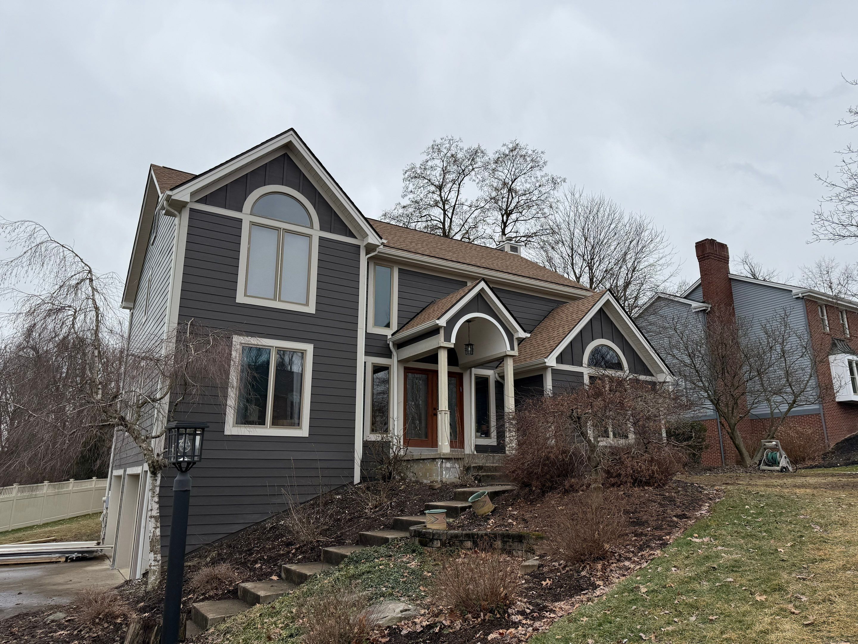 Full exterior remodel by Cousins Roofing Siding & Decks