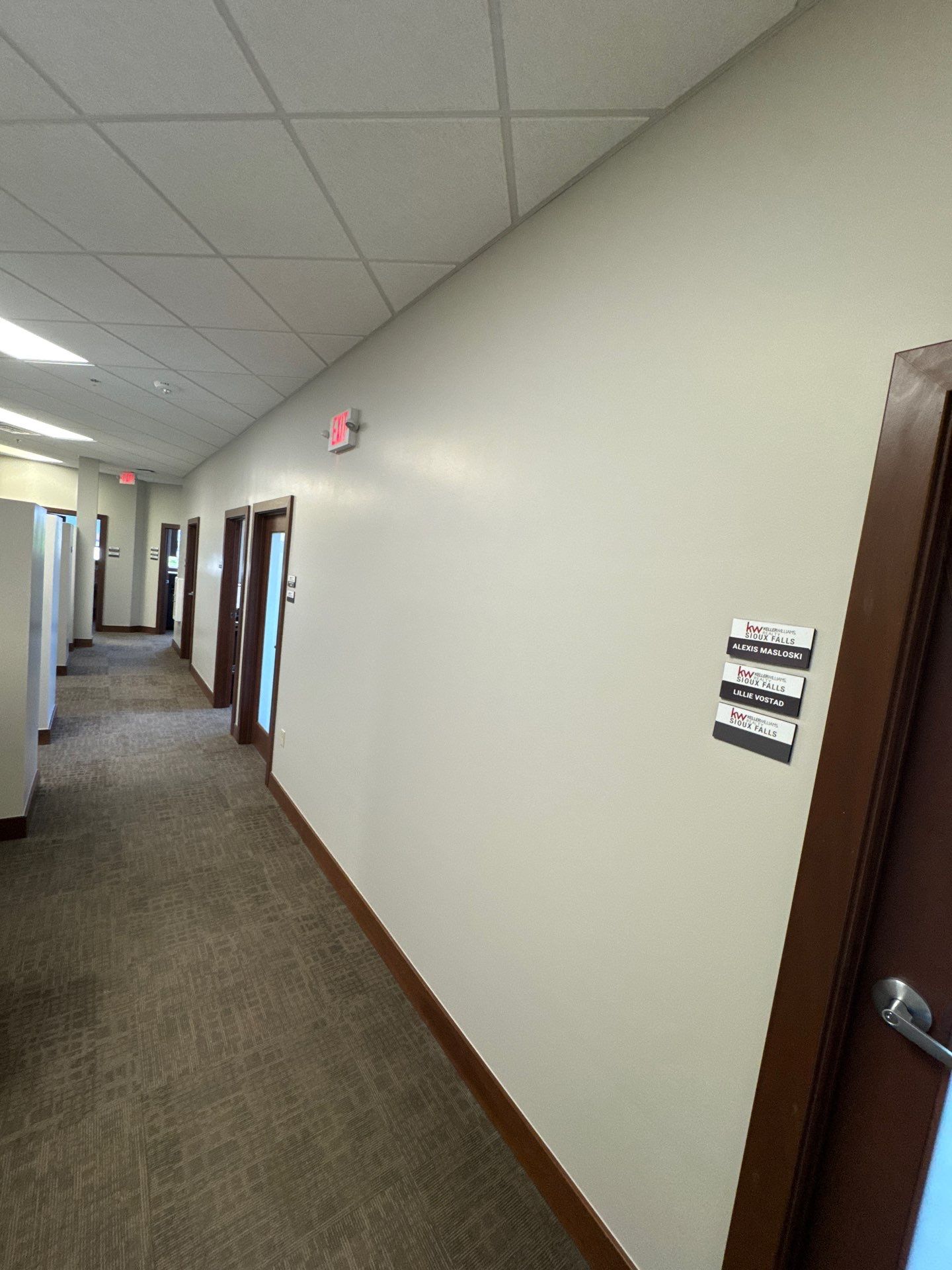Commercial Office Interior Remodel and Modern Suite Refresh in Sioux Falls by Select Painting, Coatings & Garage Cabinets
