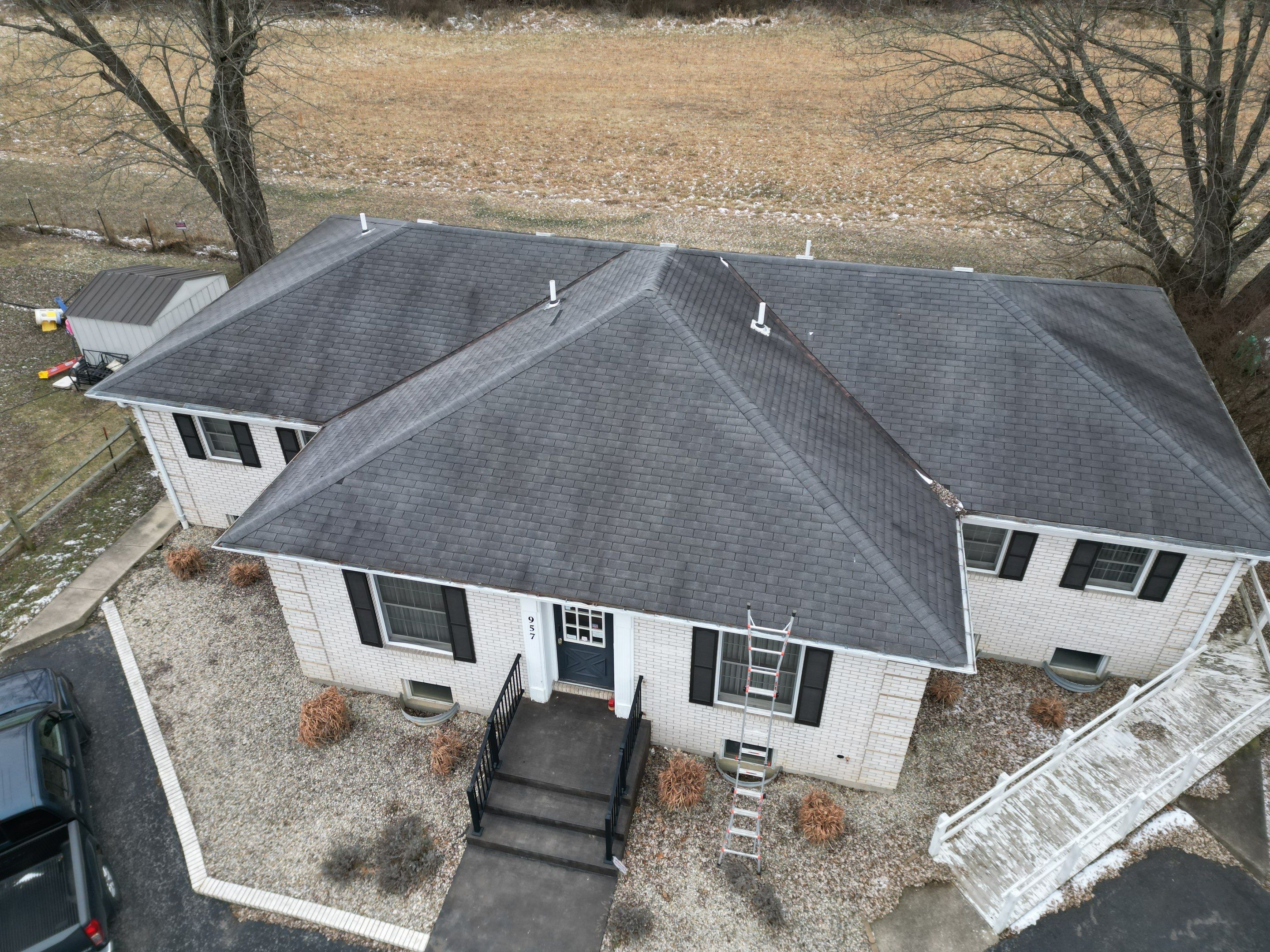 Commercial Roofing Installation using Performance Panel Metal - Frost Black by RoofX 