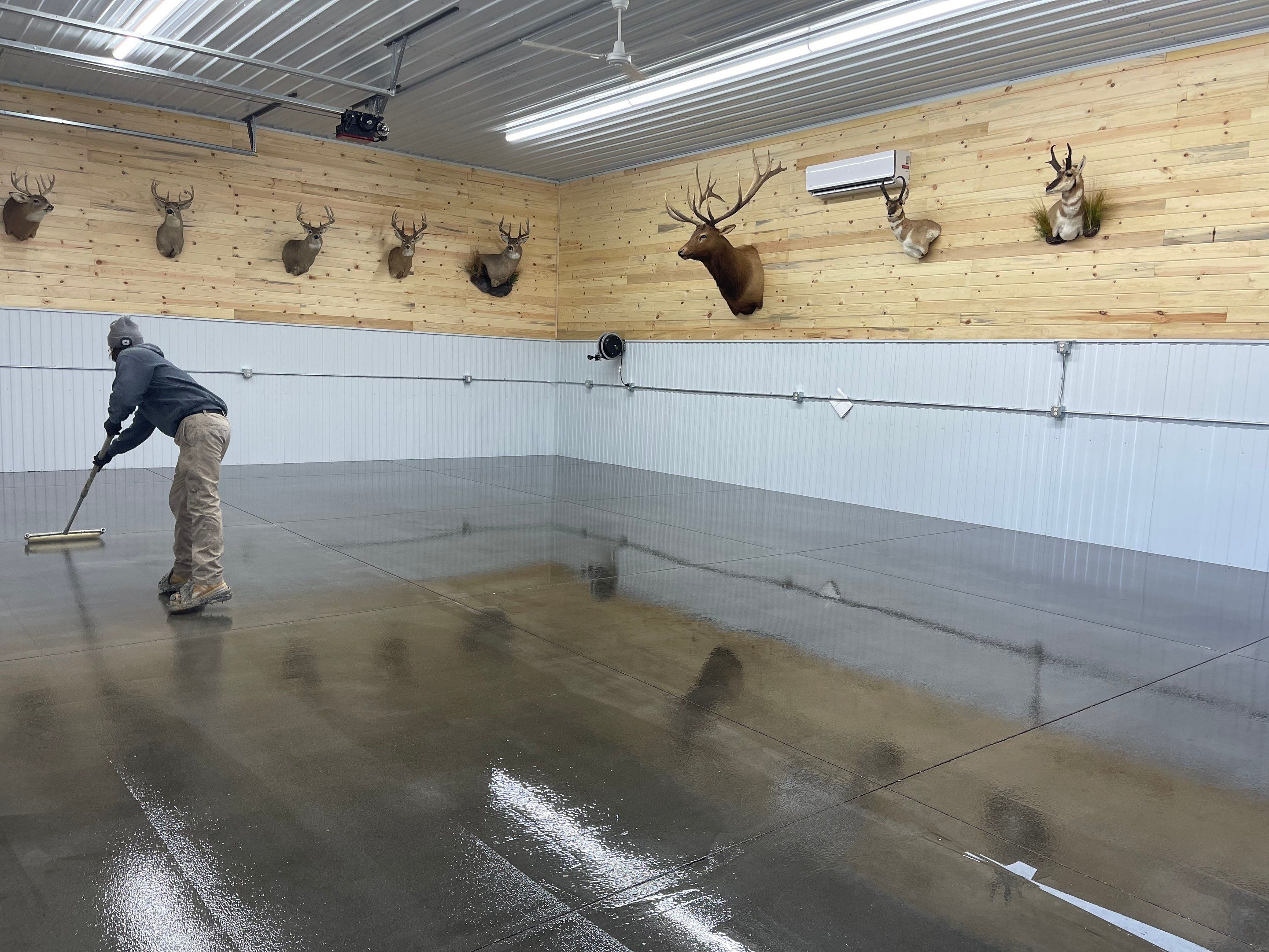 Garage using Pecan by Select Painting, Coatings & Garage Cabinets