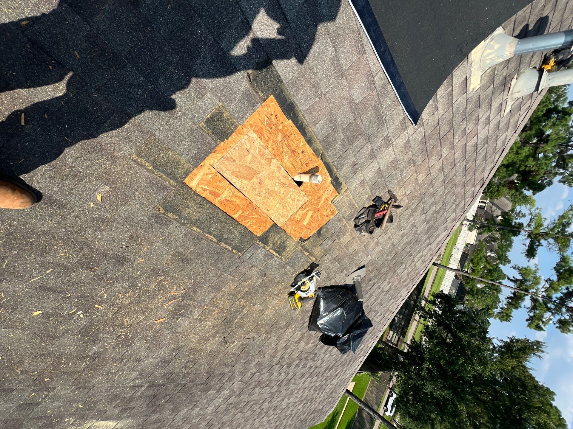 Hail Damage using Owen's Corning Duration (Lifetime) Shingles by Roof Repair Company