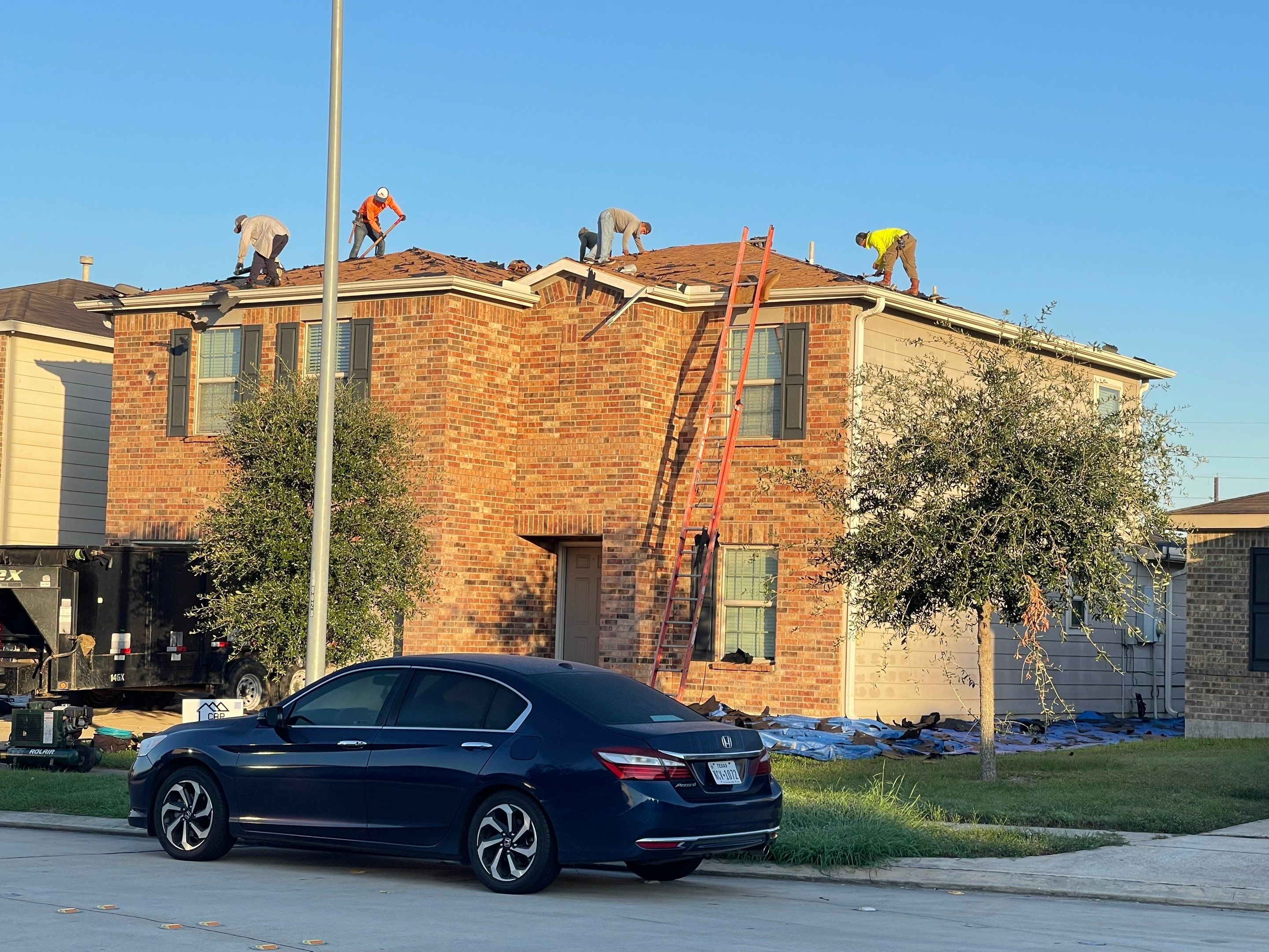 Residential Roofing Installation using Atlas ProLam® Shingles Black Shadow Color by CAP Roofing and Construction LLC