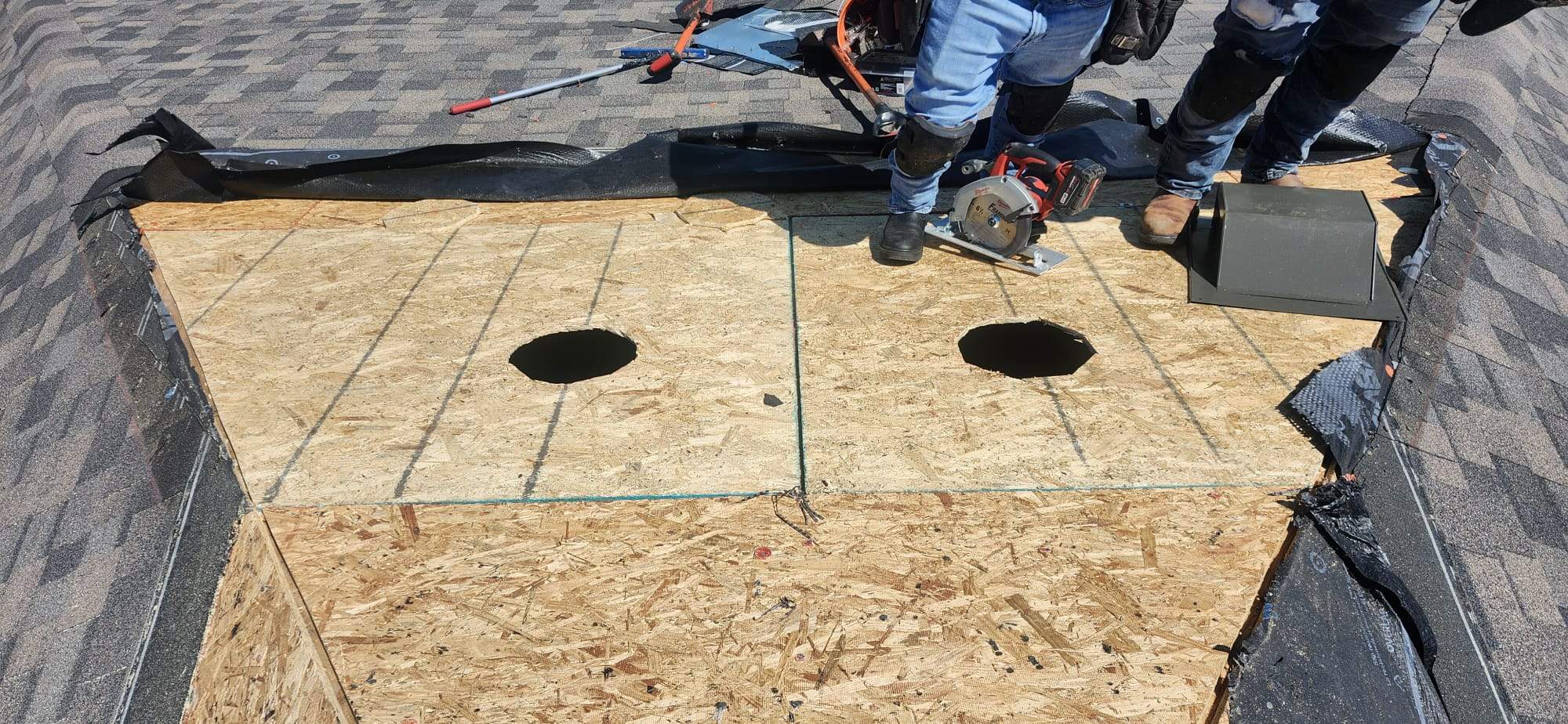 Architectural Shingle Roof Replacement and Hail Damage Restoration in Round Rock by Caliber Restoration LLC