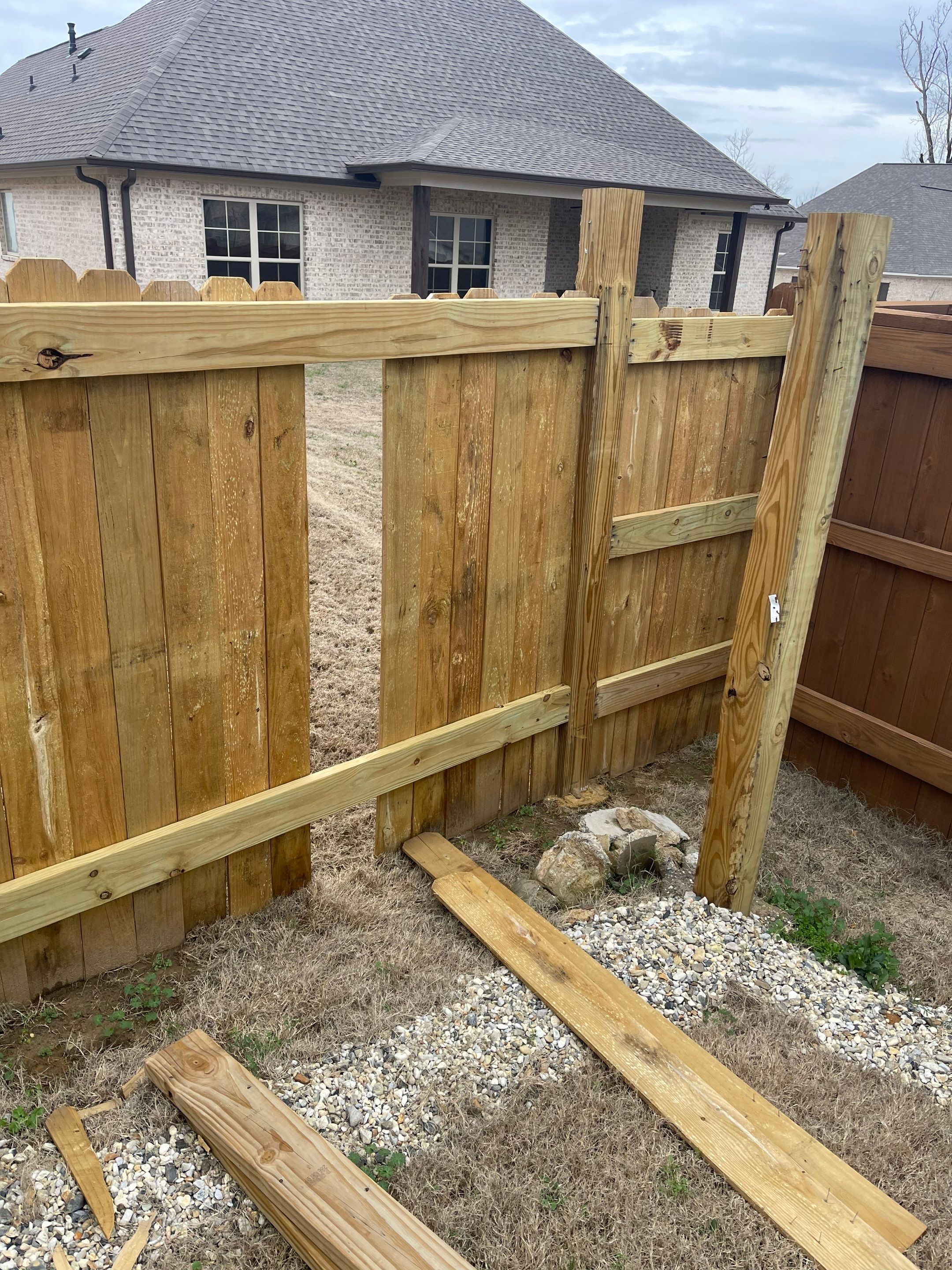 6' Treated Pine Good Neighbor 6x6 Posts by Roberson Construction LLC