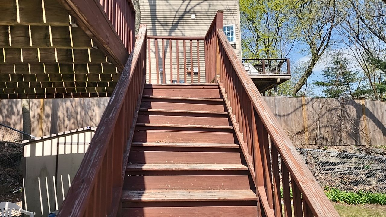 Deck and siding in newton, MA by UBrothers Construction
