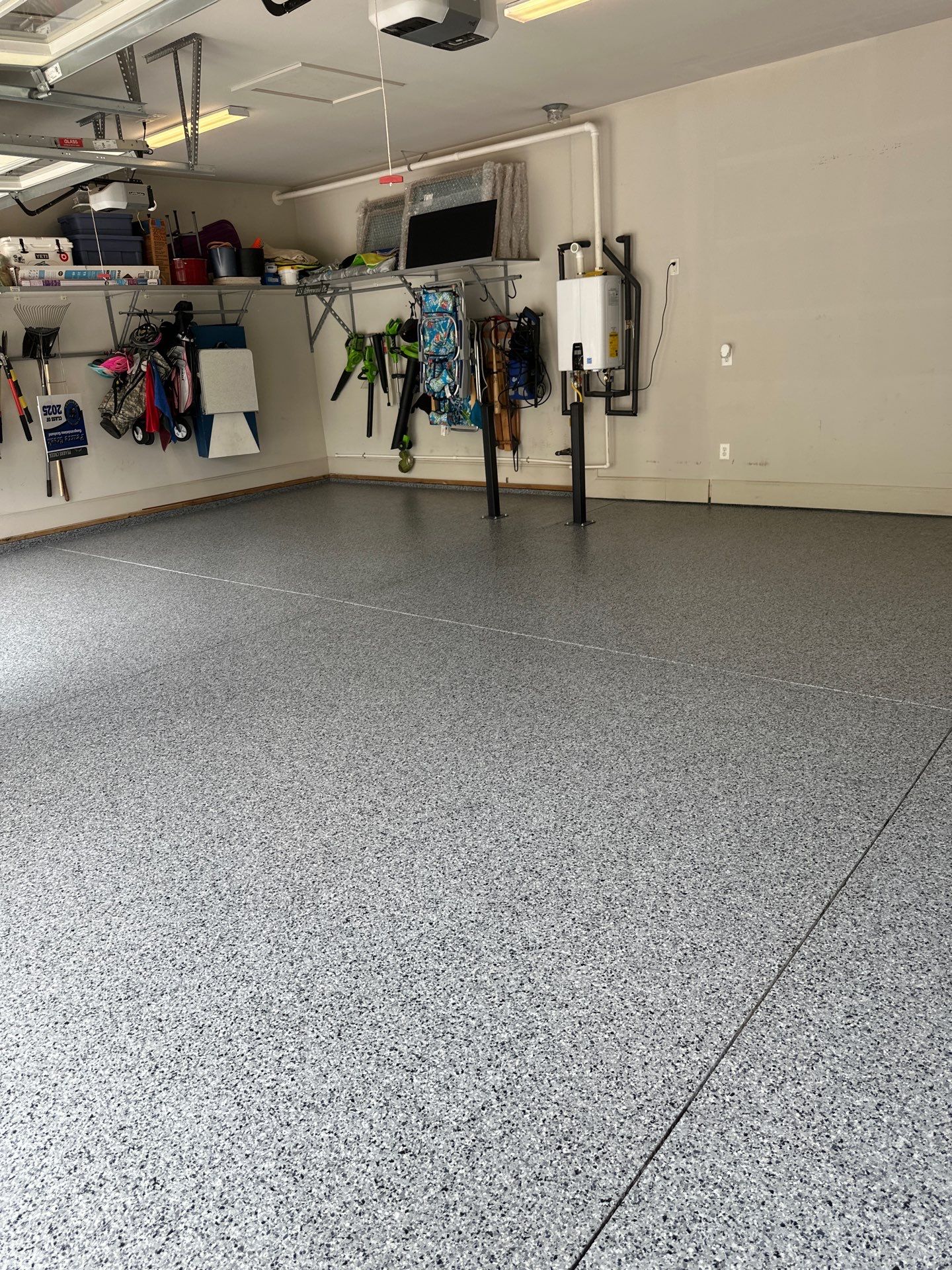 Garage Floor Coating using Nightfall by My Garage Floor Guys