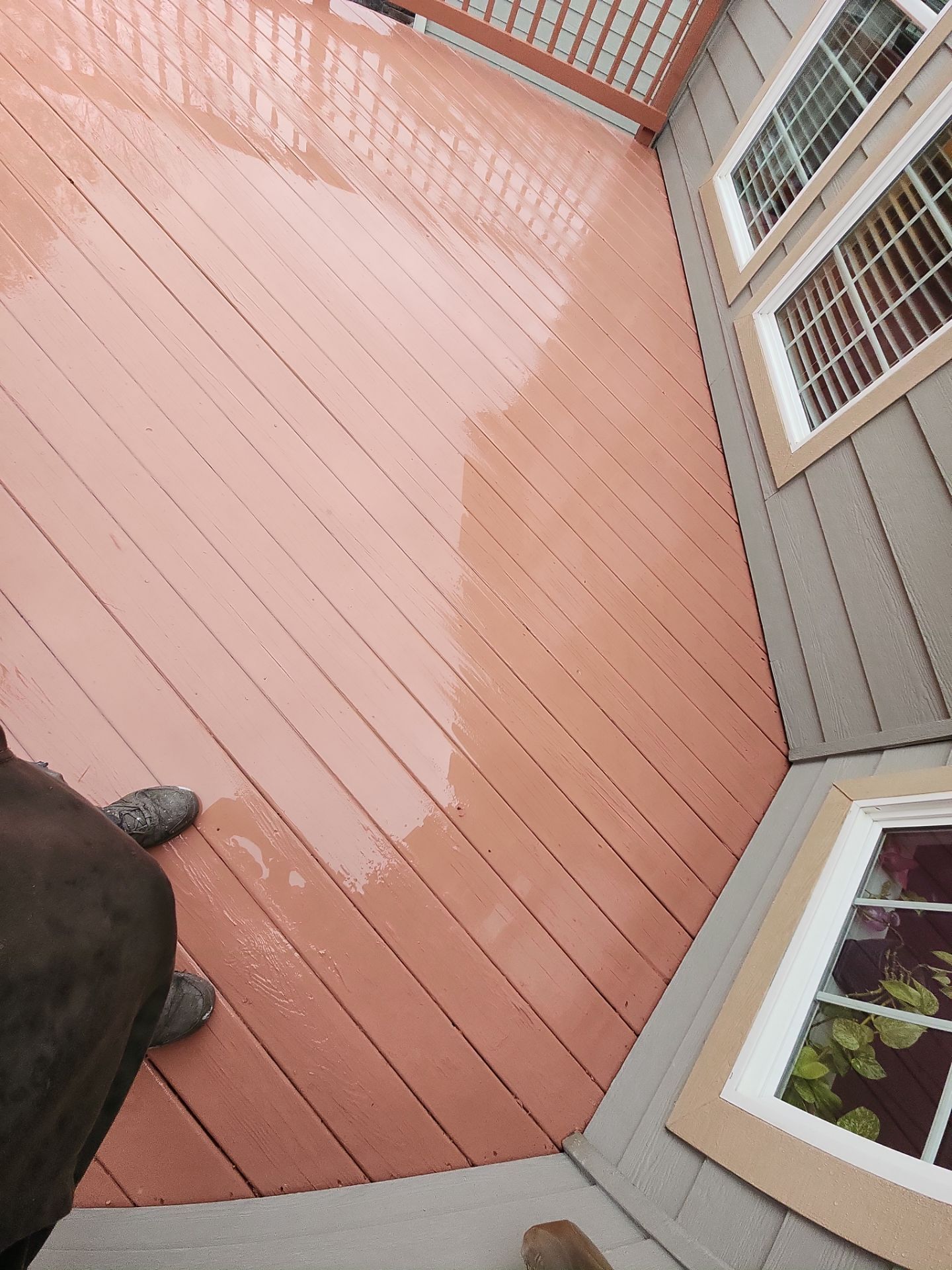 Painted Deck using AcryFin by DuraSeal