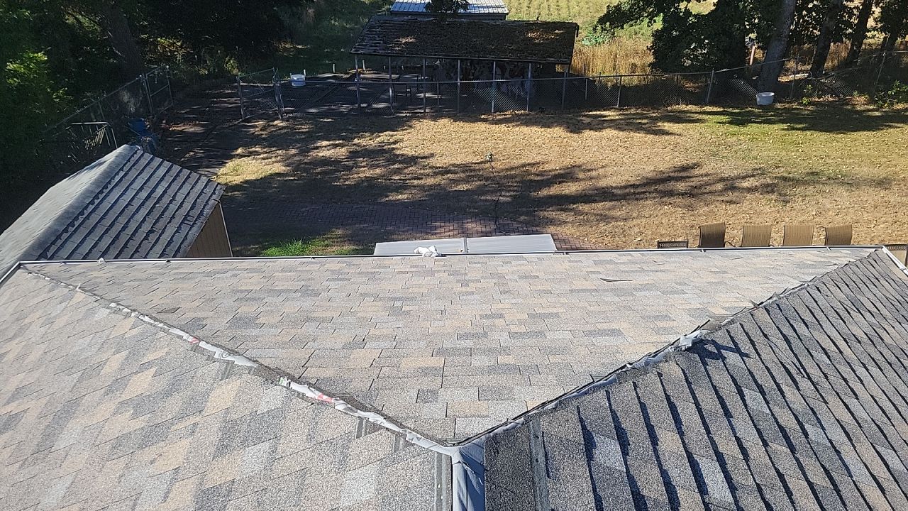 Residential Roofing Installation using IKO Dynasty (Color: Biscayne) by Orezona Building & Roofing Company, Inc.