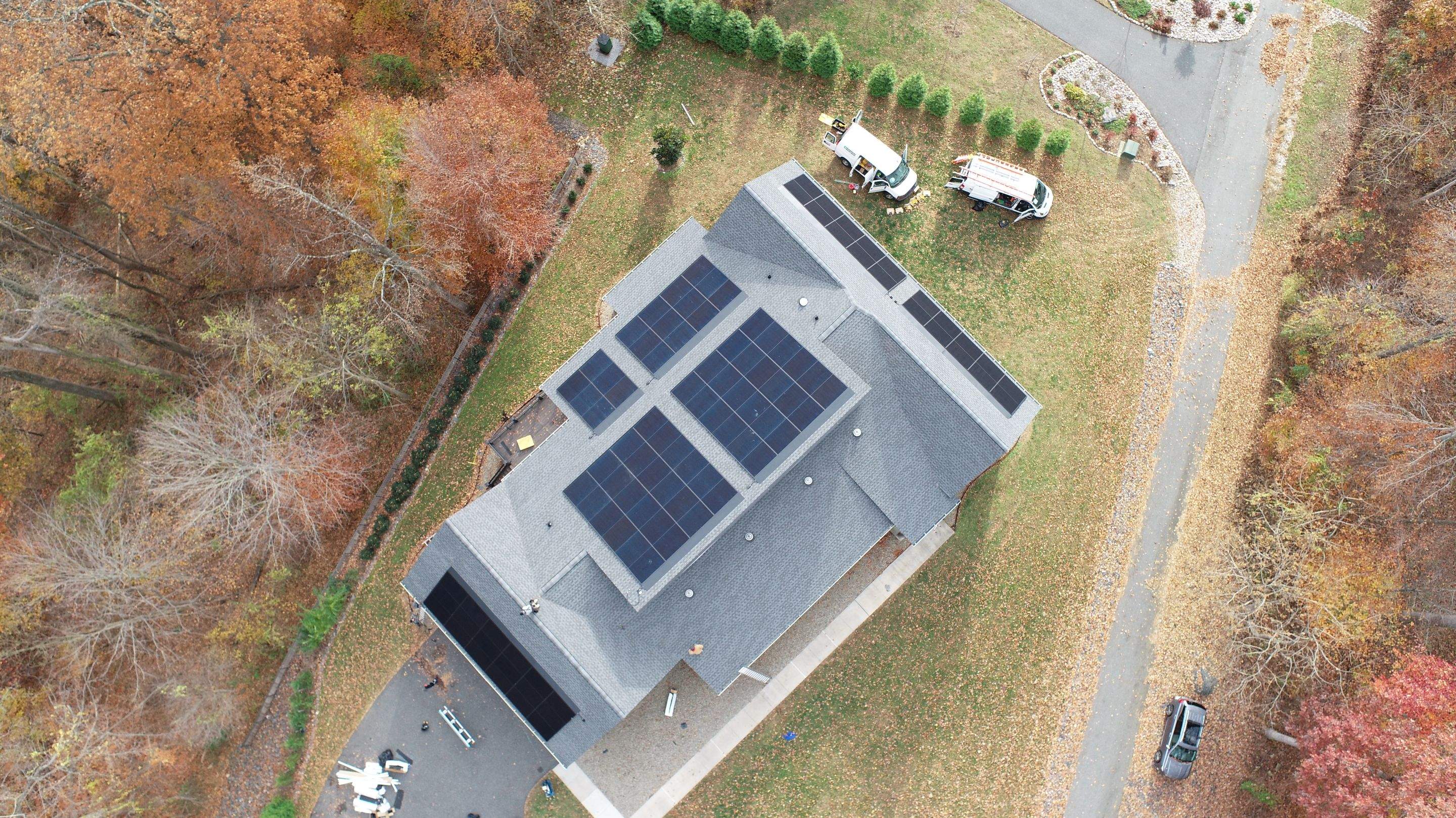 Solar Roof using GAF Decotech integrated panels by American Home Contractors