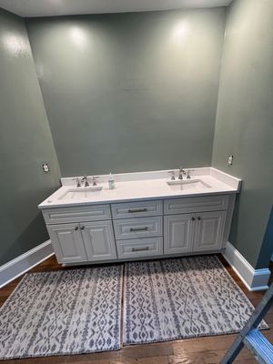 Master Bathroom Refresh and Full Interior Painting in Covington