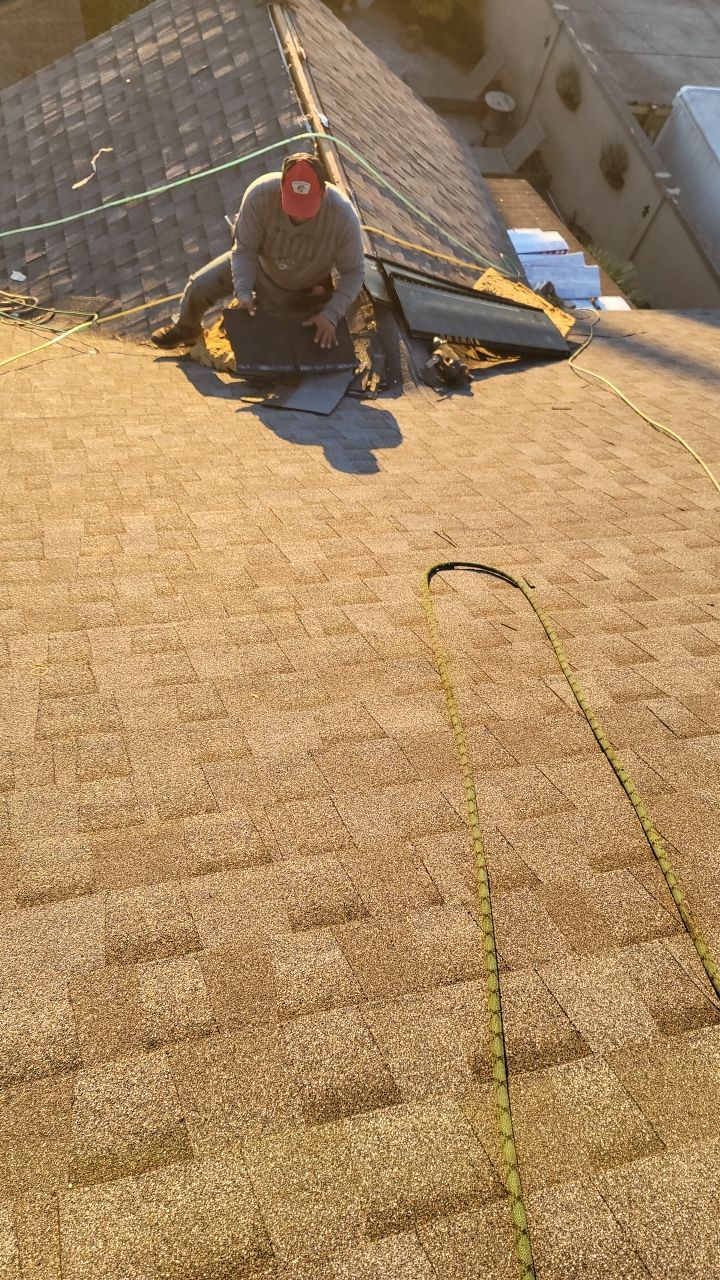 Residential Roofing Installation using Roof Replacement by American Roofing & Construction LLC