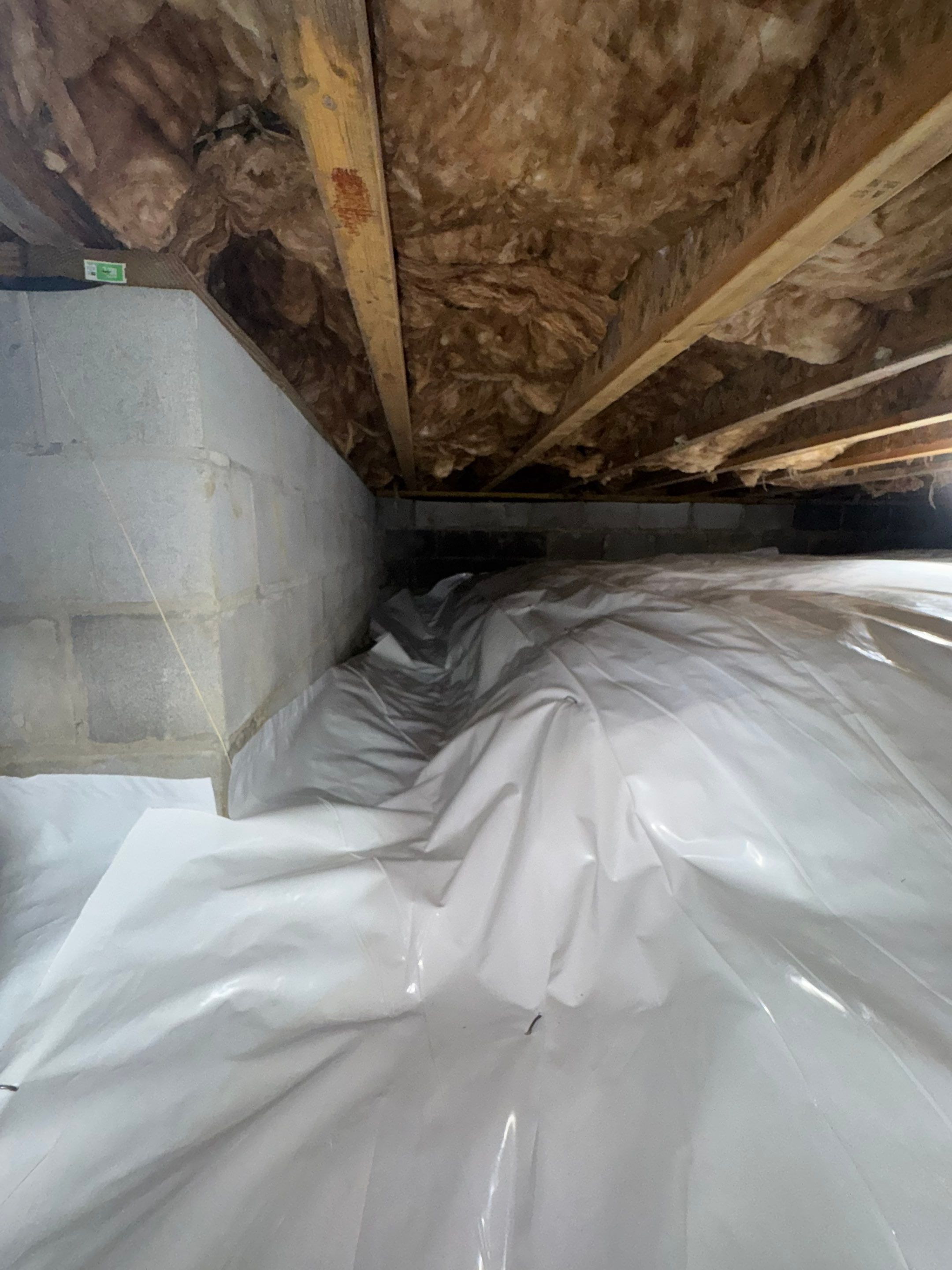 Project in Franklin by Patriot Crawl Space Repairs