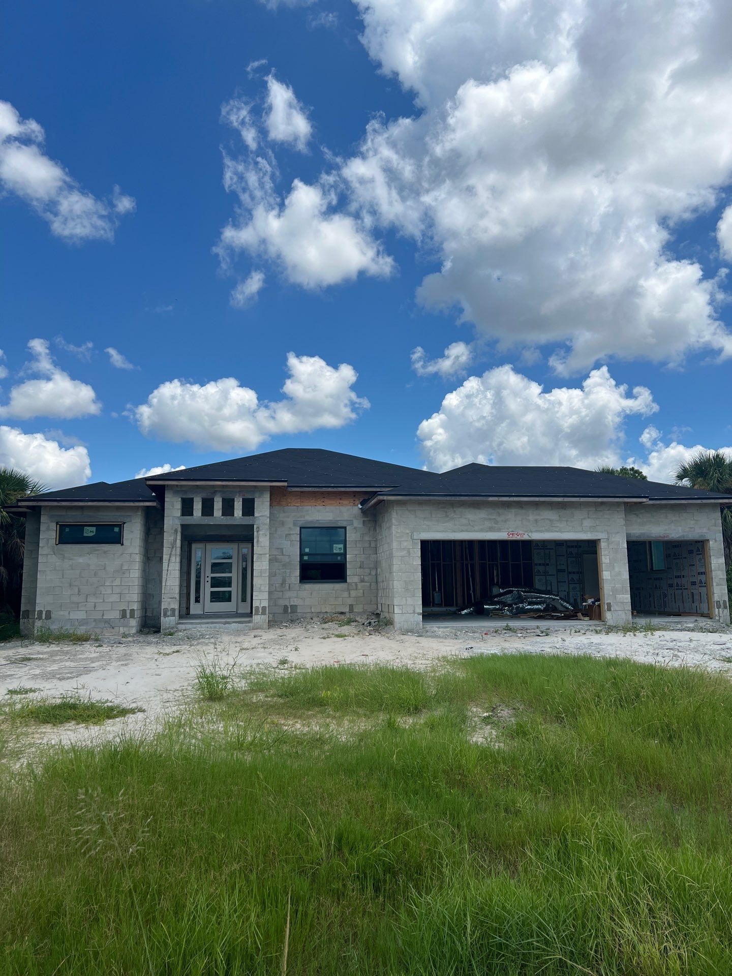 New Home Construction in Rotonda West with Masonry and Custom Framing by Smirnov Construction Inc
