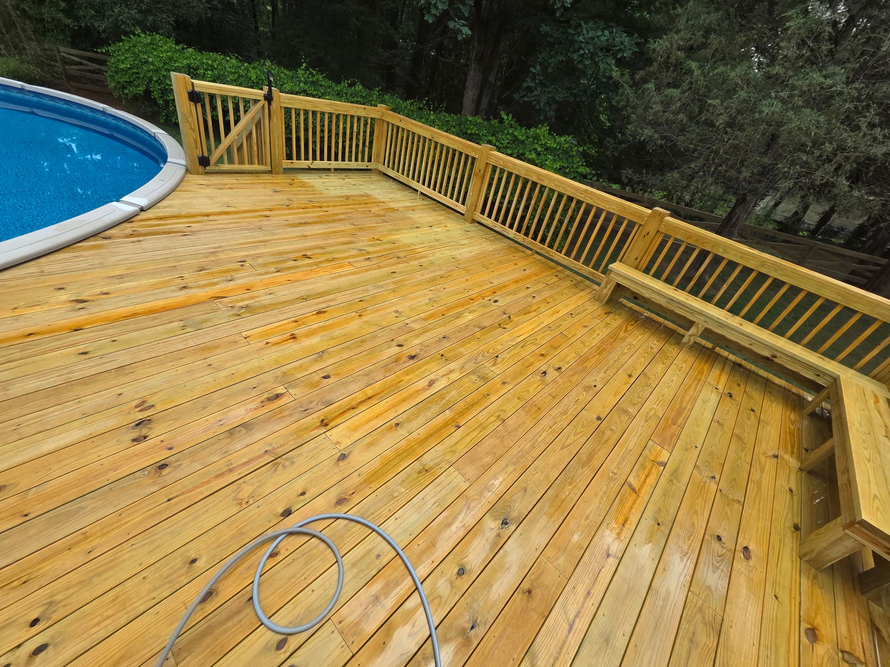 Fence and Deck using Wood Sealant by DuraSeal