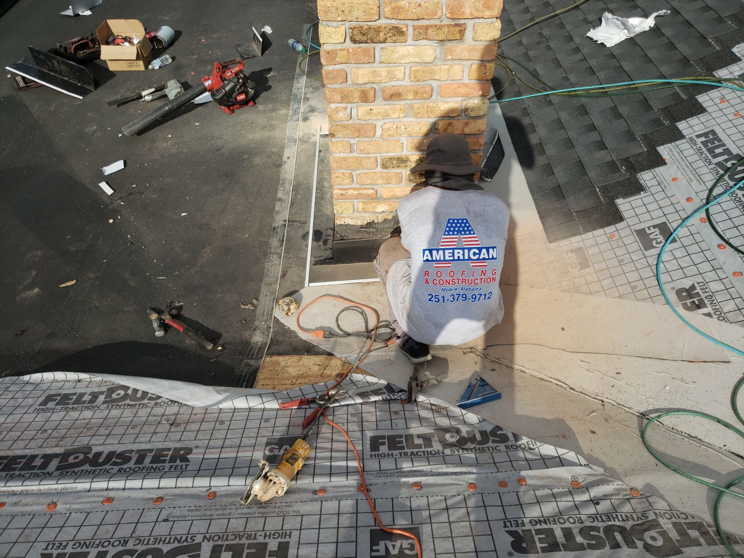 Residential Roofing Installation using Roof Replacement by American Roofing & Construction LLC