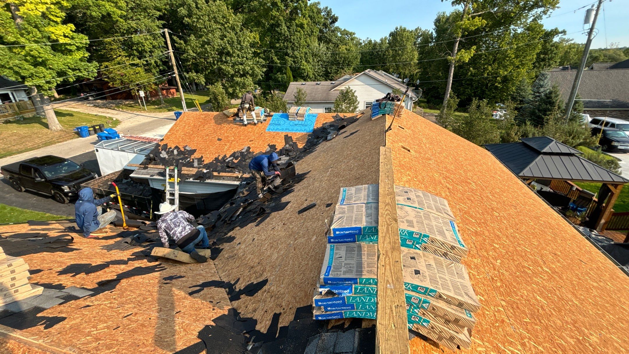 Roof Replacement using CertainTeed Landmark by 180 Contractors