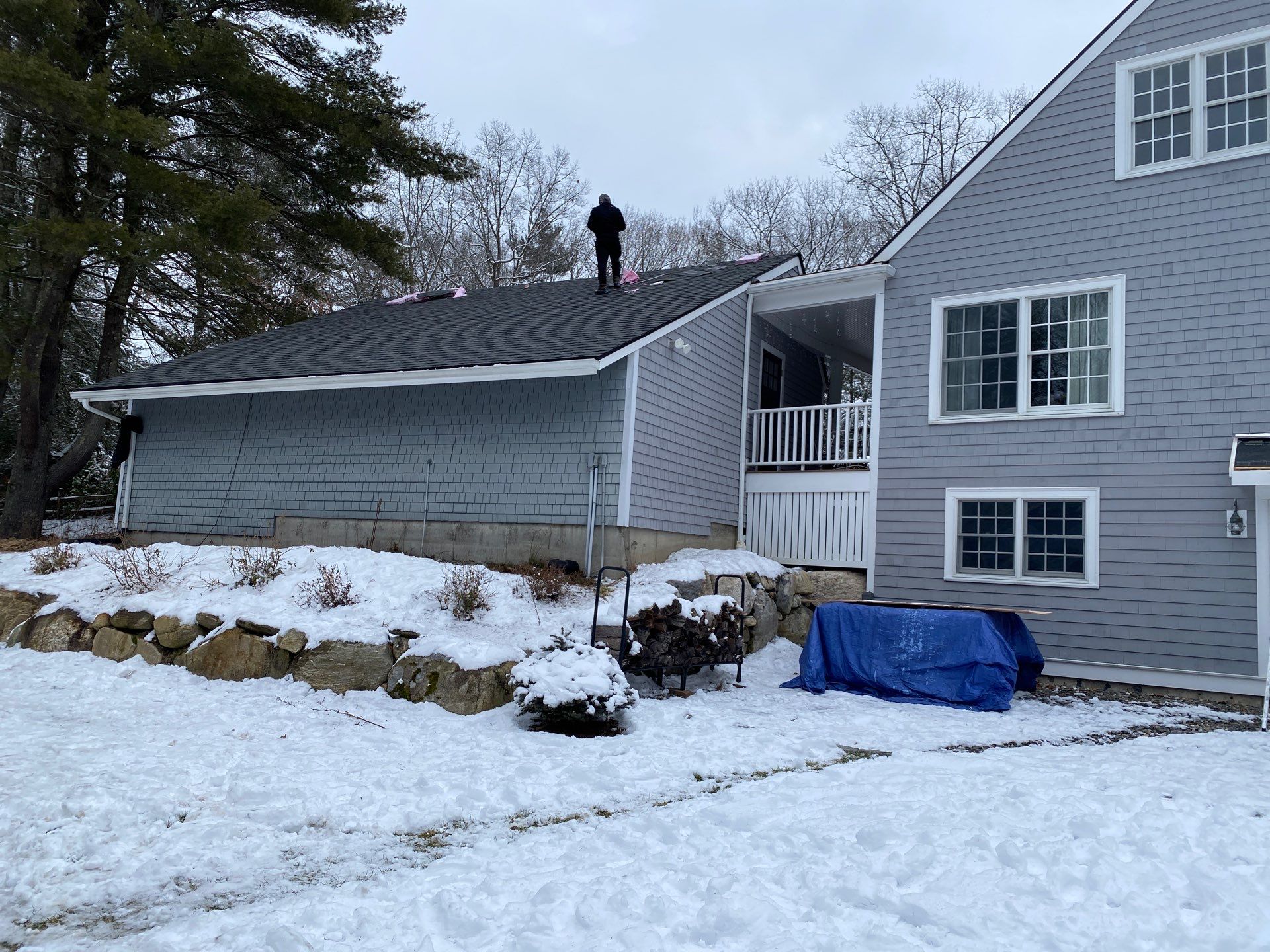 Carlisle Roofing Installation using Owens Corning Shingles and Copper by Mighty Dog Roofing of Greater Middlesex County