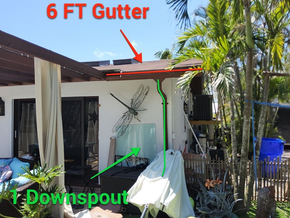 Full Gutter System Installation in Sanibel FL by Gutter Professor by Gutter Professors