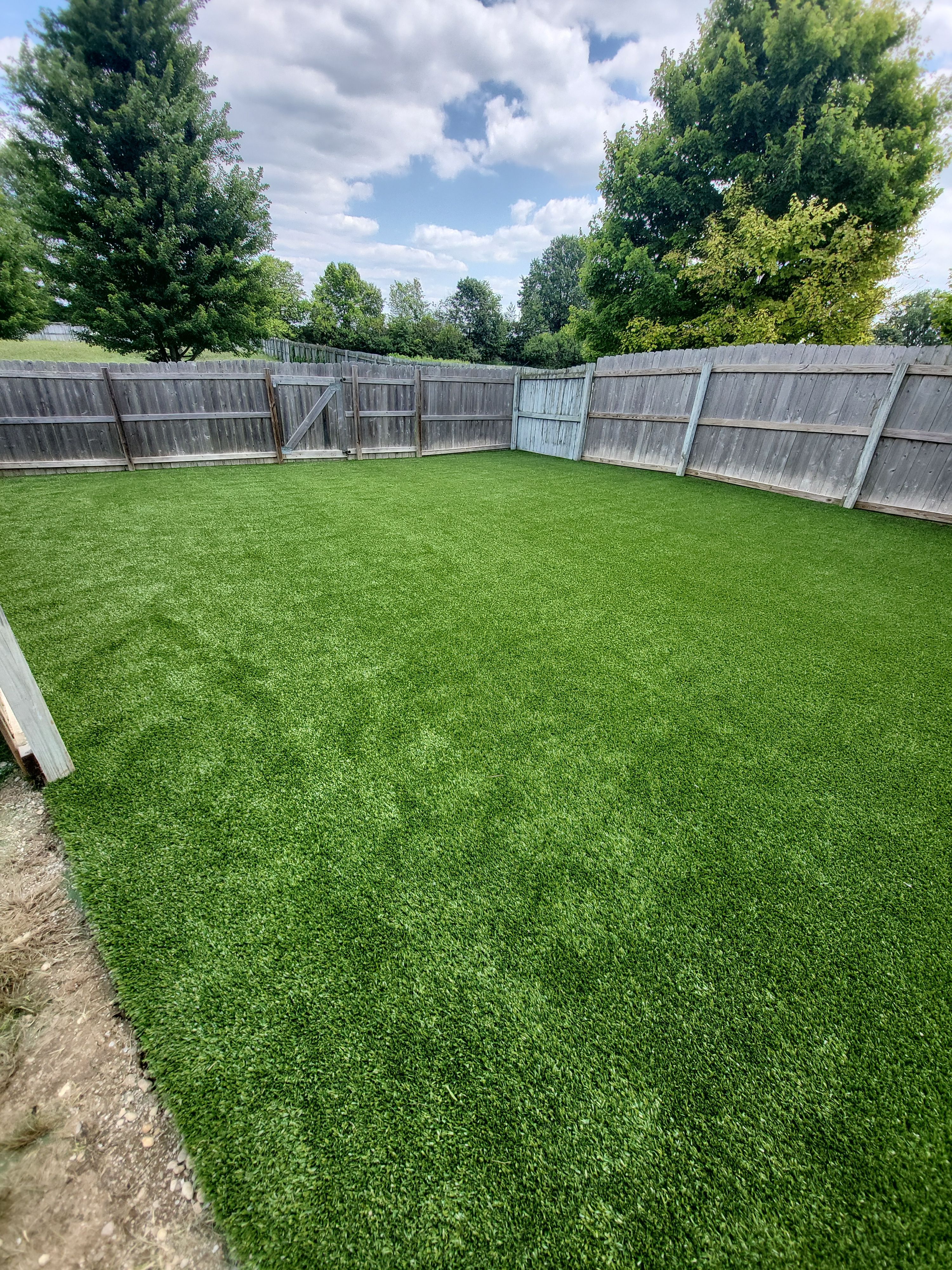 Synthetic Turf Pet Lawn Installation in Hilliard by Southwest Greens Midwest
