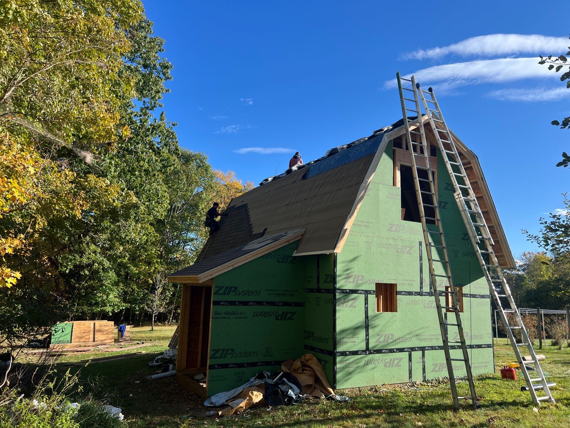 Deerfield, NH - New Construction Barn Roof by Tall pine roofing