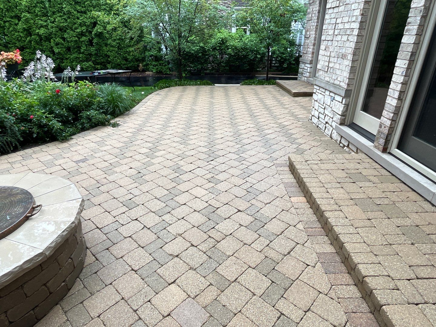 Brick paver clean, sand and seal.  using surebond SB-8700 by Northern Power Washing LLC.