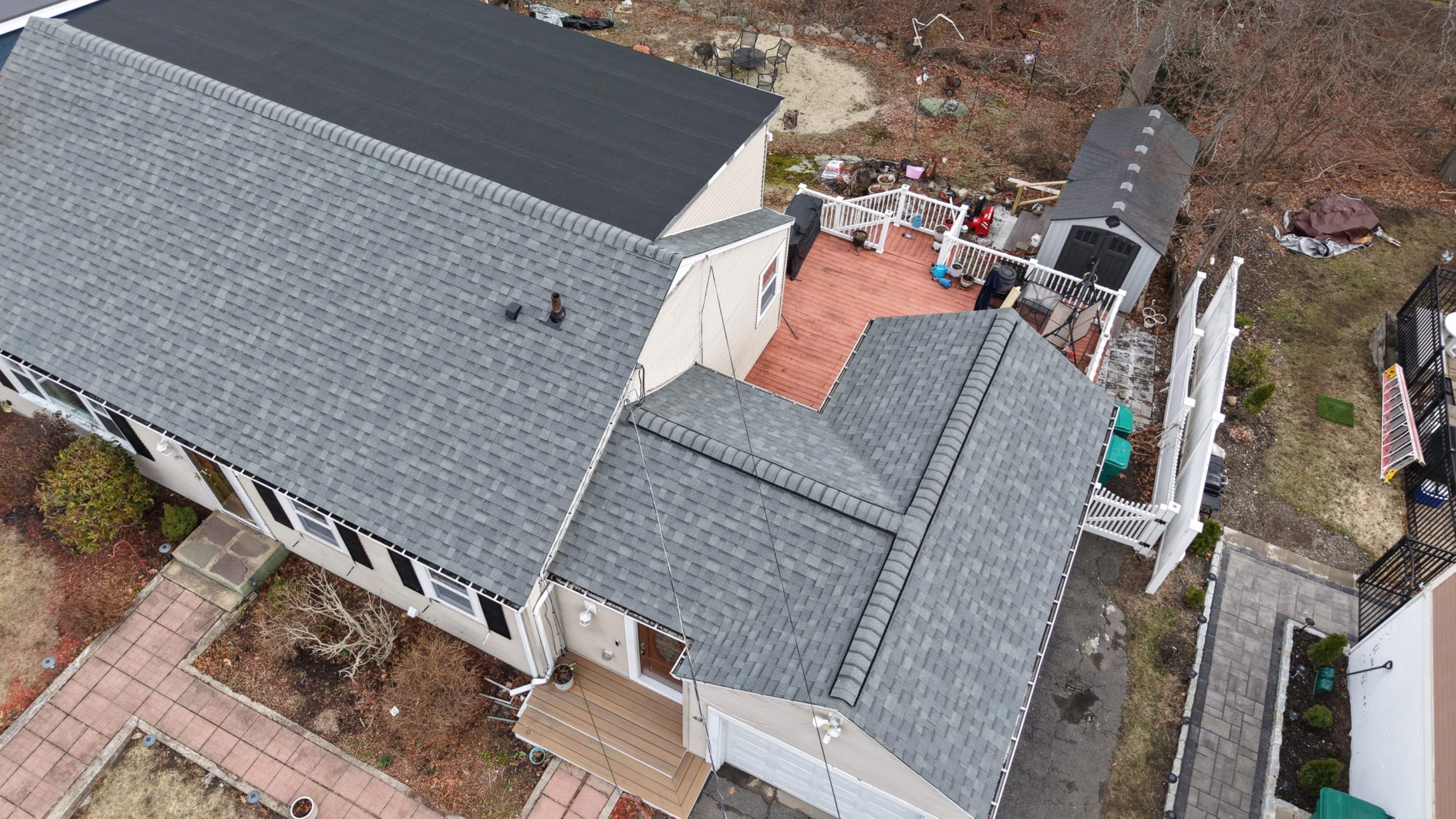 Major Roof Overhaul in Lynn, MA – Full Replacement, Skylight Removal, Gutters & Custom Flashing by JOHNNYS PRO