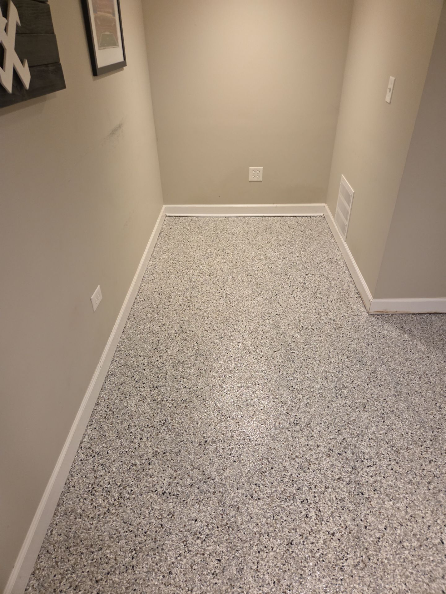 Coyote Basement Floor Coating by Level 10 Coatings