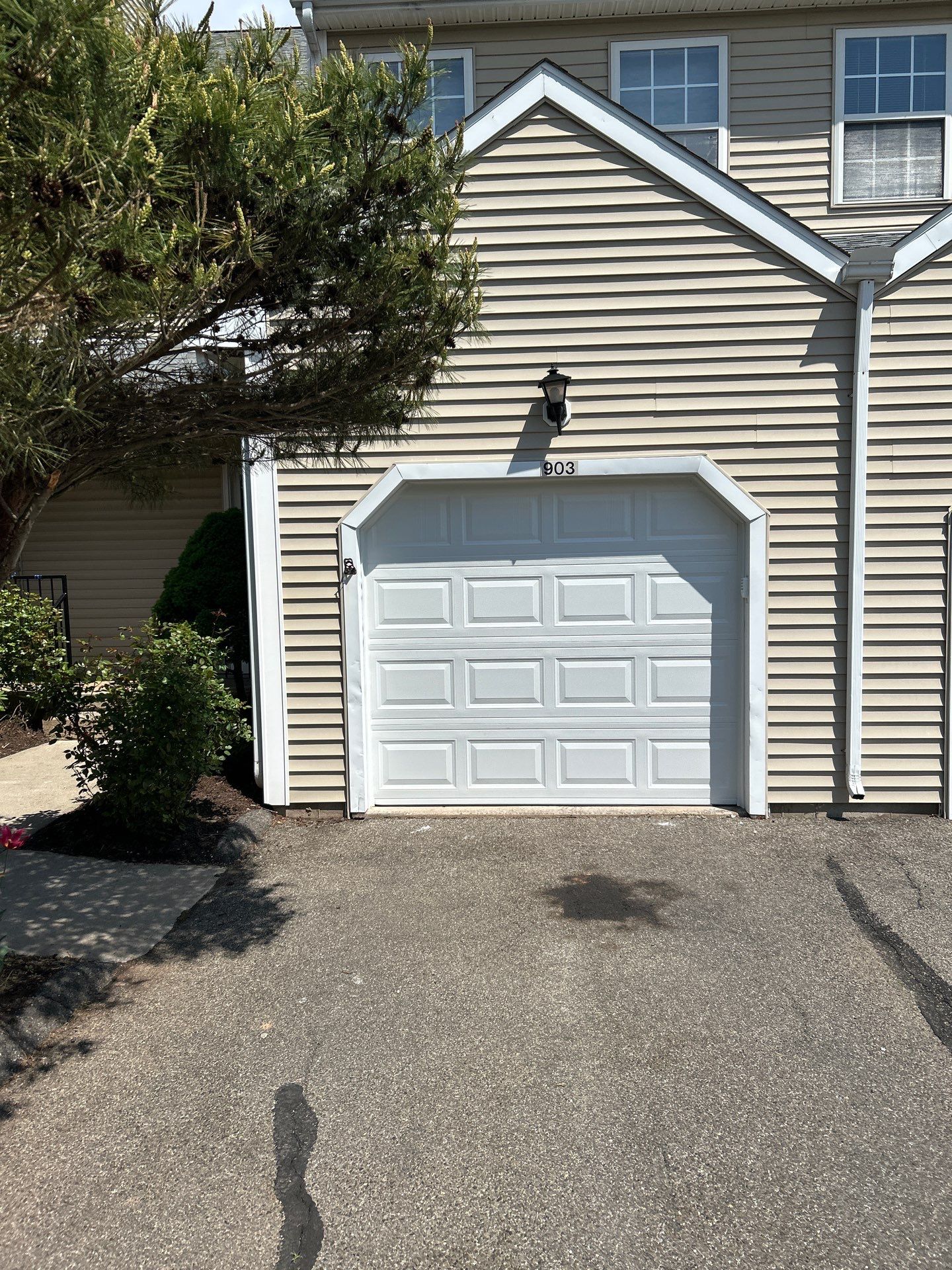 Garage Door Installation using Amarr Lincoln garage door by DiGiorgi Roofing and Siding Inc