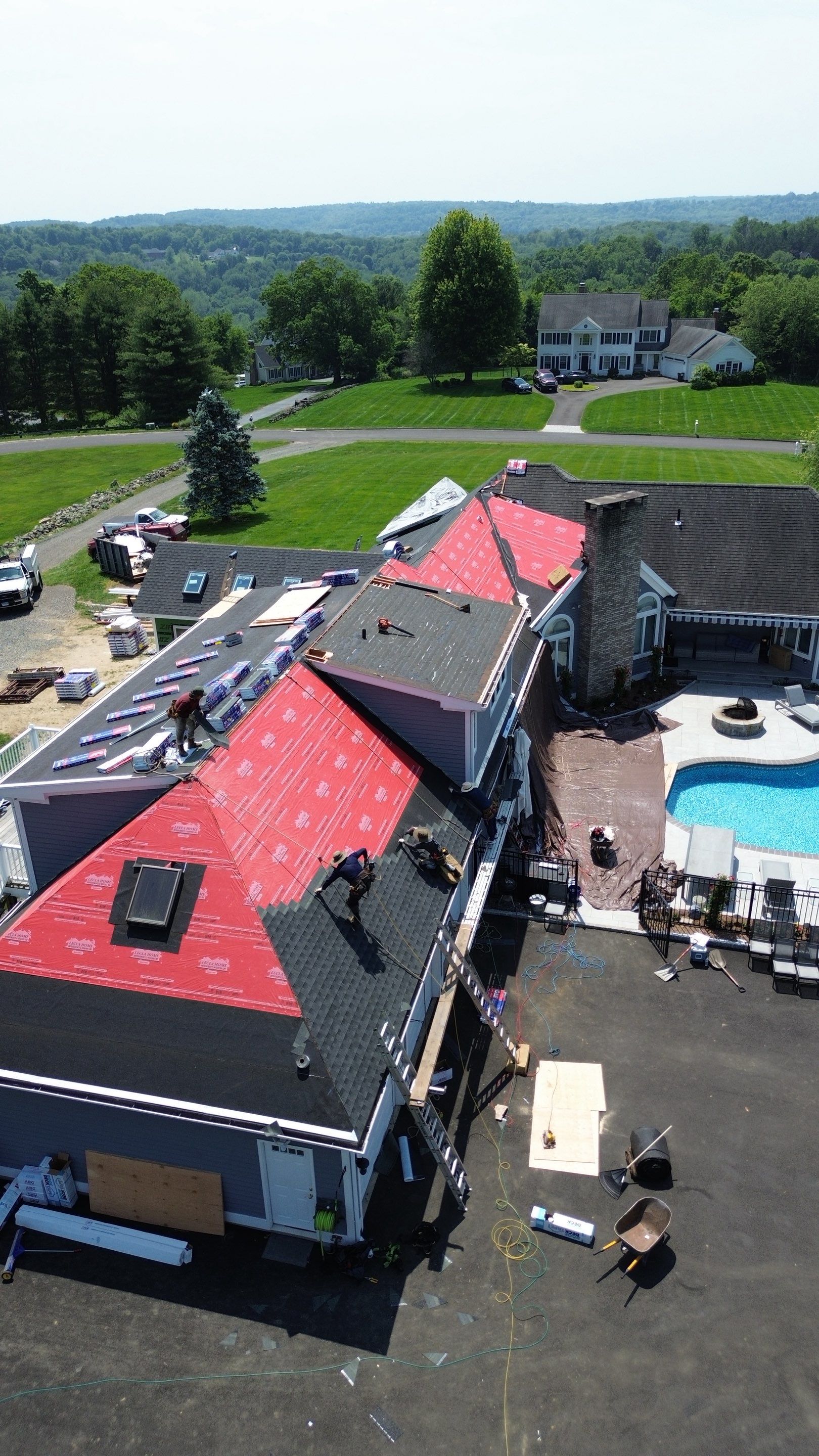 Full Roof Replacement by Lecla Home Improvements and Roofing INC