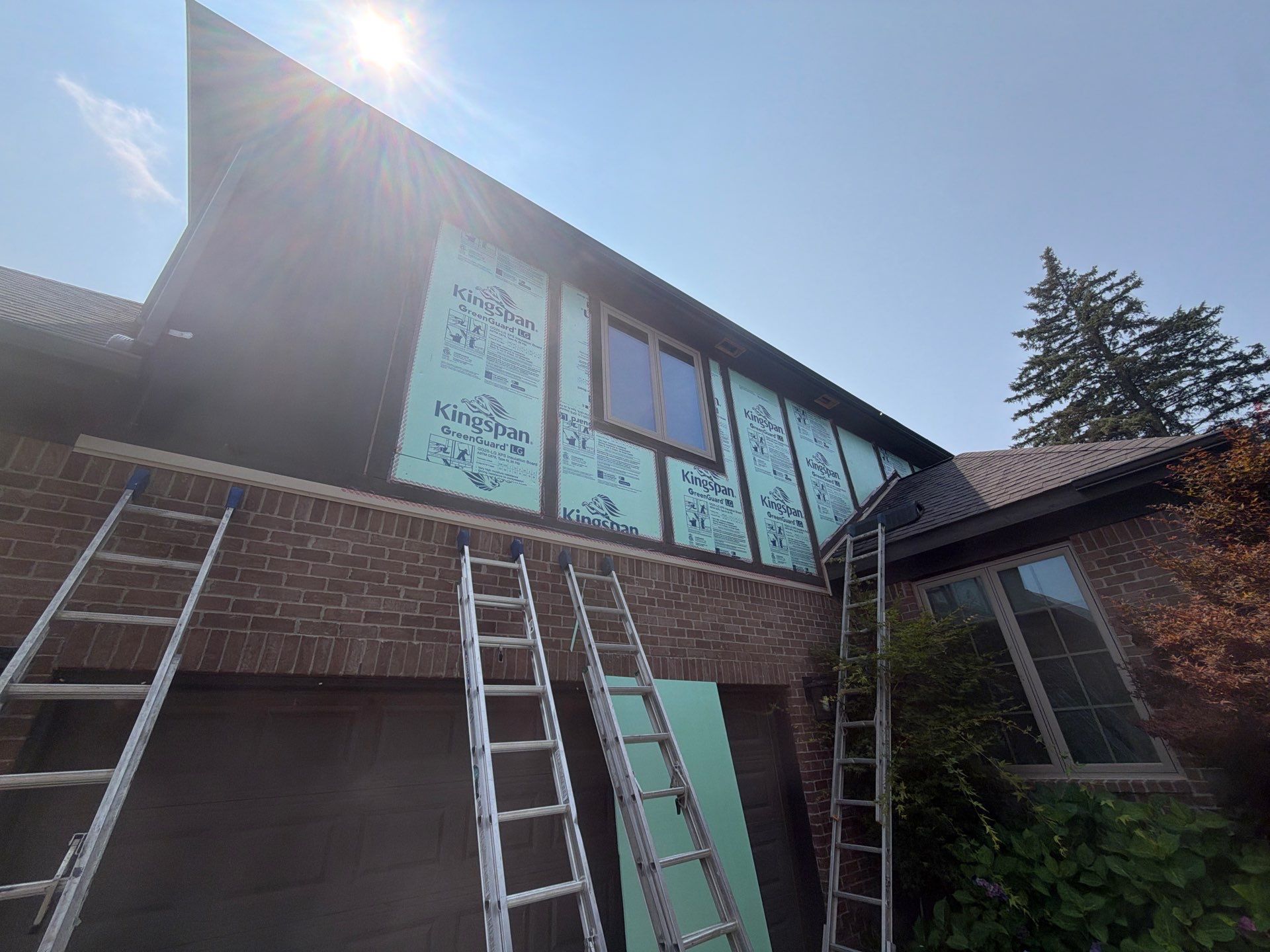 Siding Replacement using Alside S7 Cedar Mill Grain Composite by 180 Contractors