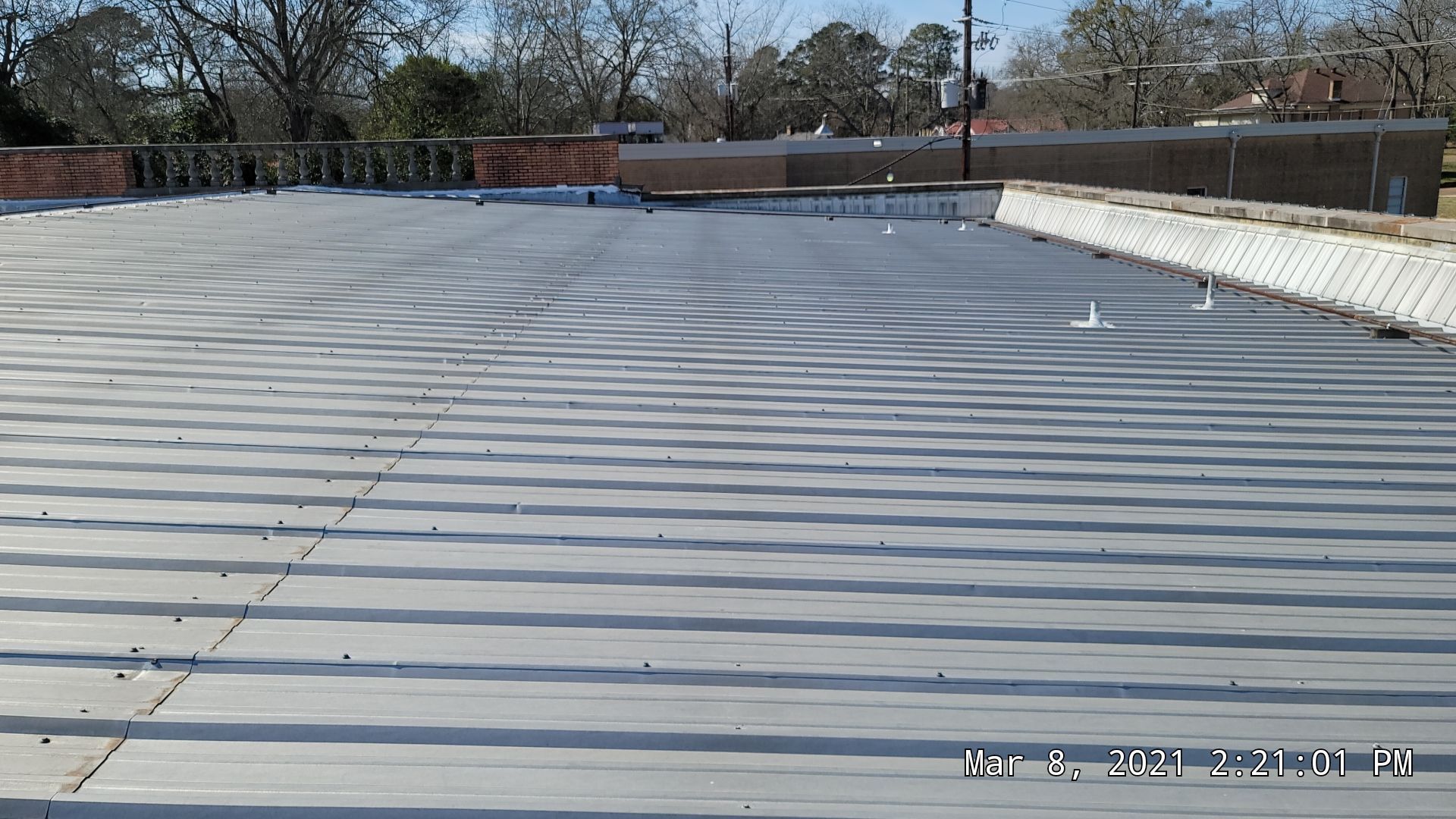 Commercial Roofing Installation using 50 mil PVC by Hostetler Roofing