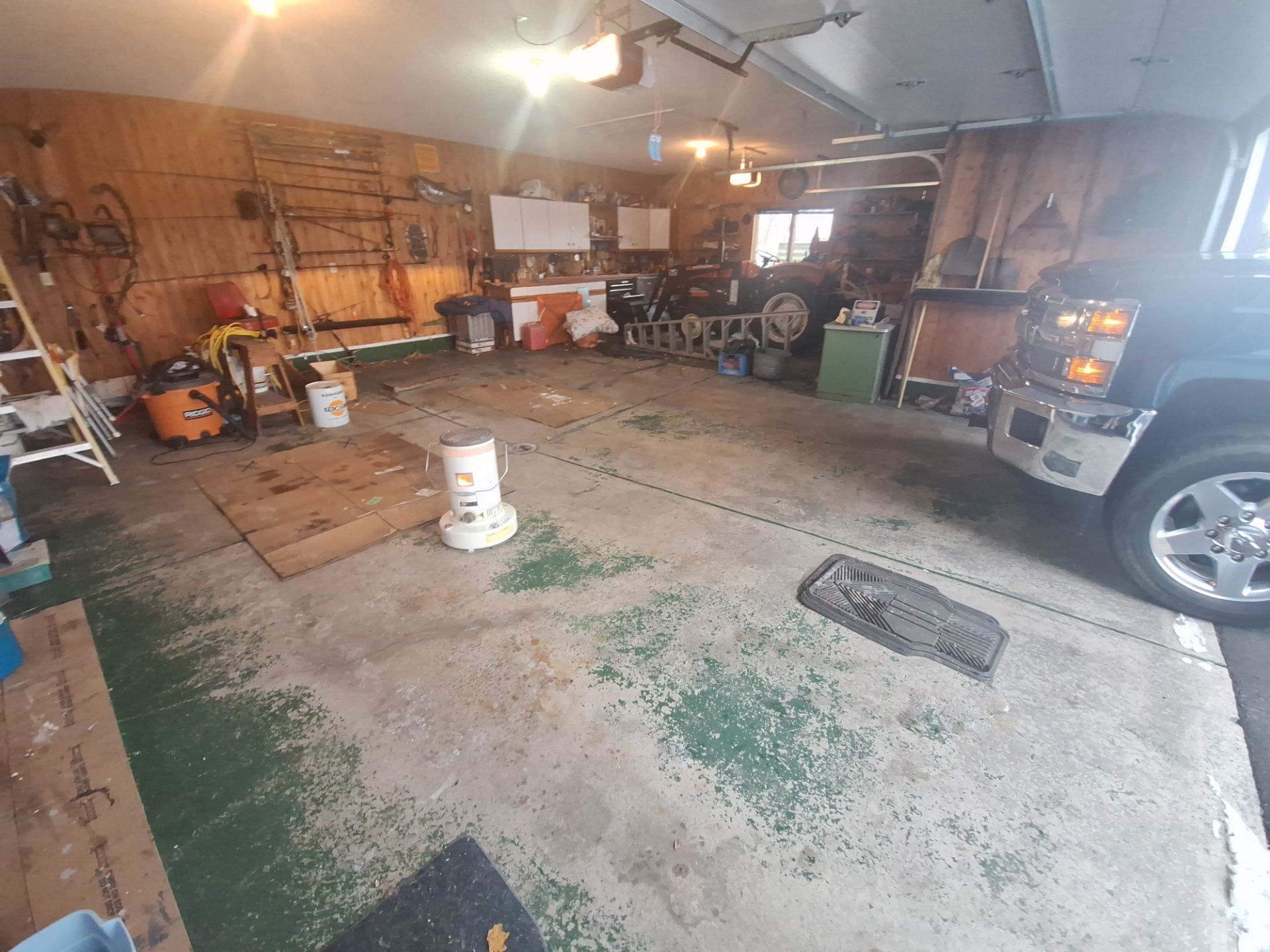 Durable & Decorative Epoxy Flake Floor Installation by Gordon Painting