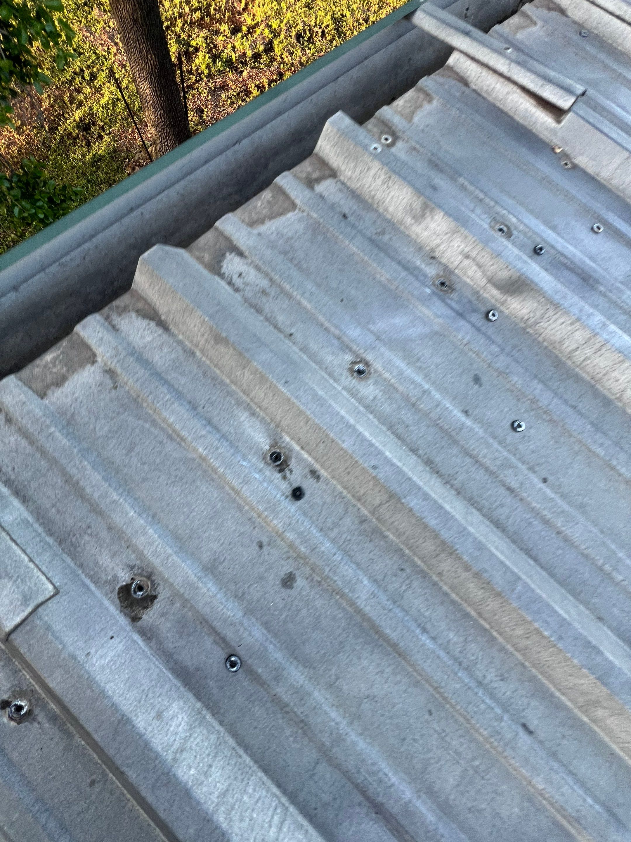Hail Damage using Metal by Roof Repair Company