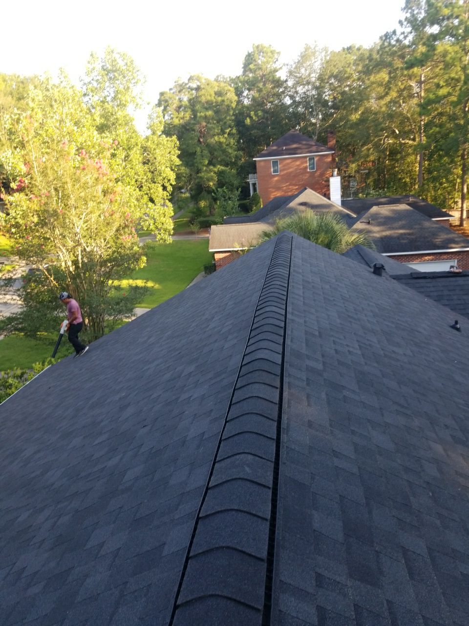 Residential Roofing Installation using Roof Replacement by American Roofing & Construction LLC